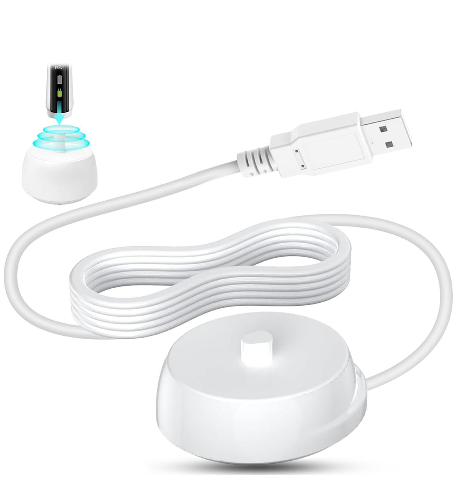 USB Electric Toothbrush Charger For Oral B Toothbrush Charger Replacement For Oral B Chargers For Braun 3757 UK Plug For Oral B Pro & Smart 650/Pro Series/Genius And For All Oral B Toothbrushes - Buy Online on GoSupps.com