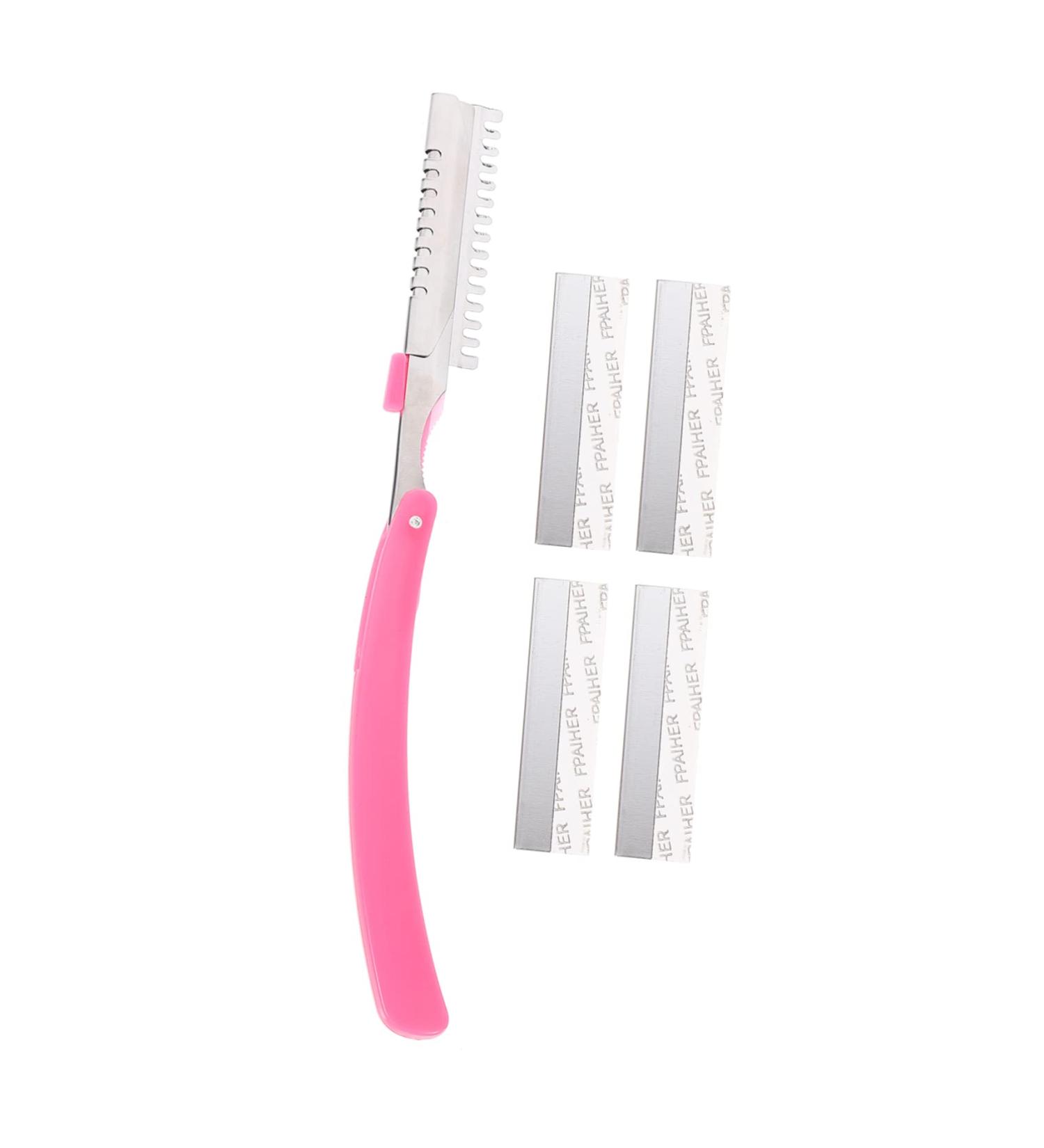 Beavorty Eyebrow & Beard Trimming Tool Set - 2 Plastic Shavers for Precision Hair Cutting in Various Colors - 20x1.6x0.7cm - Buy Online on GoSupps.com