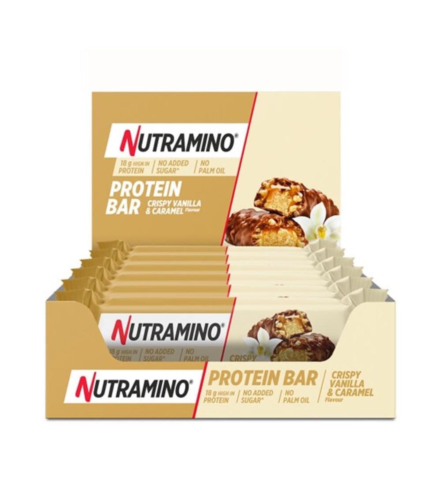 Protein Bar 55g (12x55g) Crispy Vanilla & Caramel - Buy Online on GoSupps.com