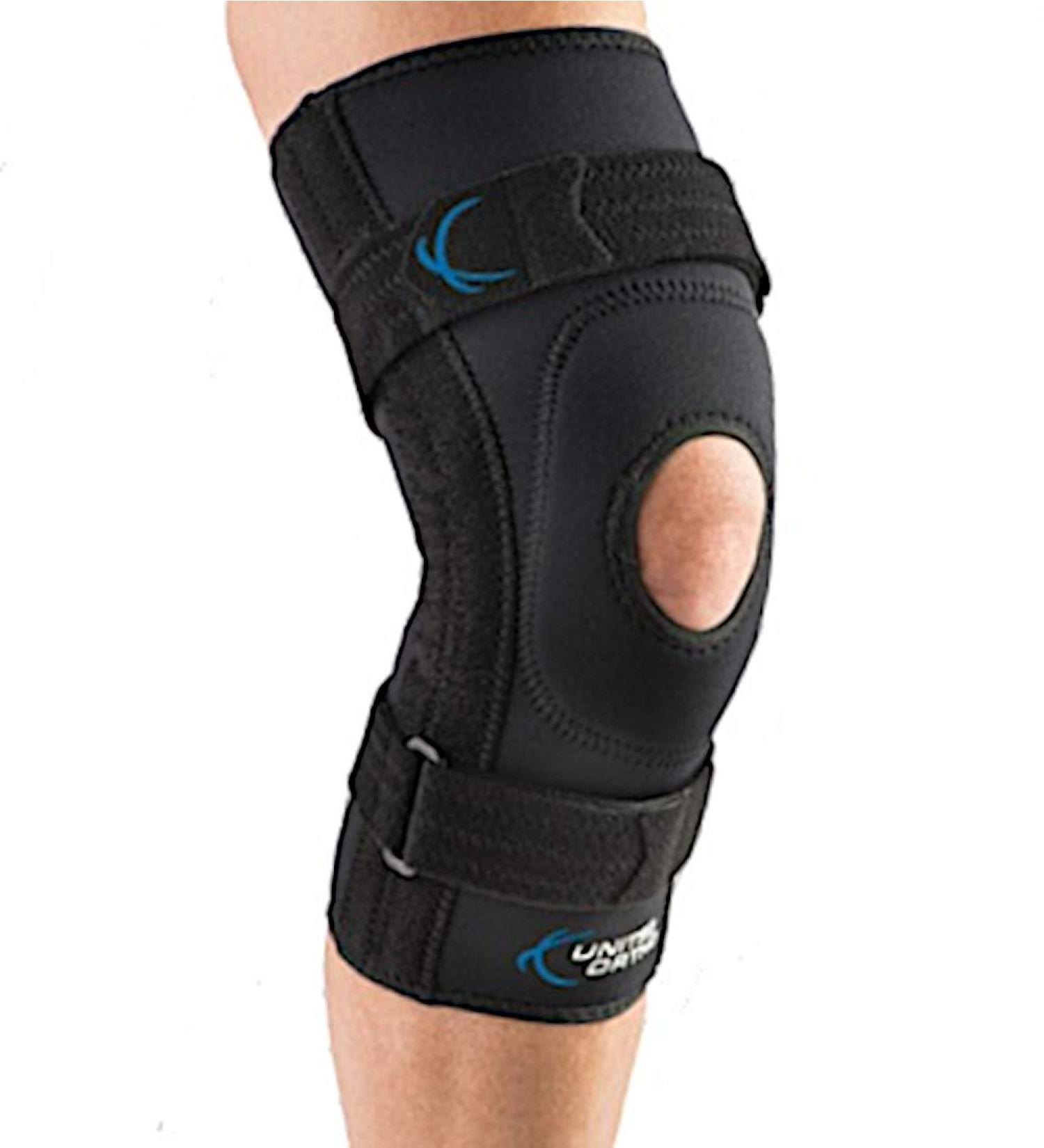 United Ortho 300010-03 Adjustable Neoprene Knee Support Small Black Small