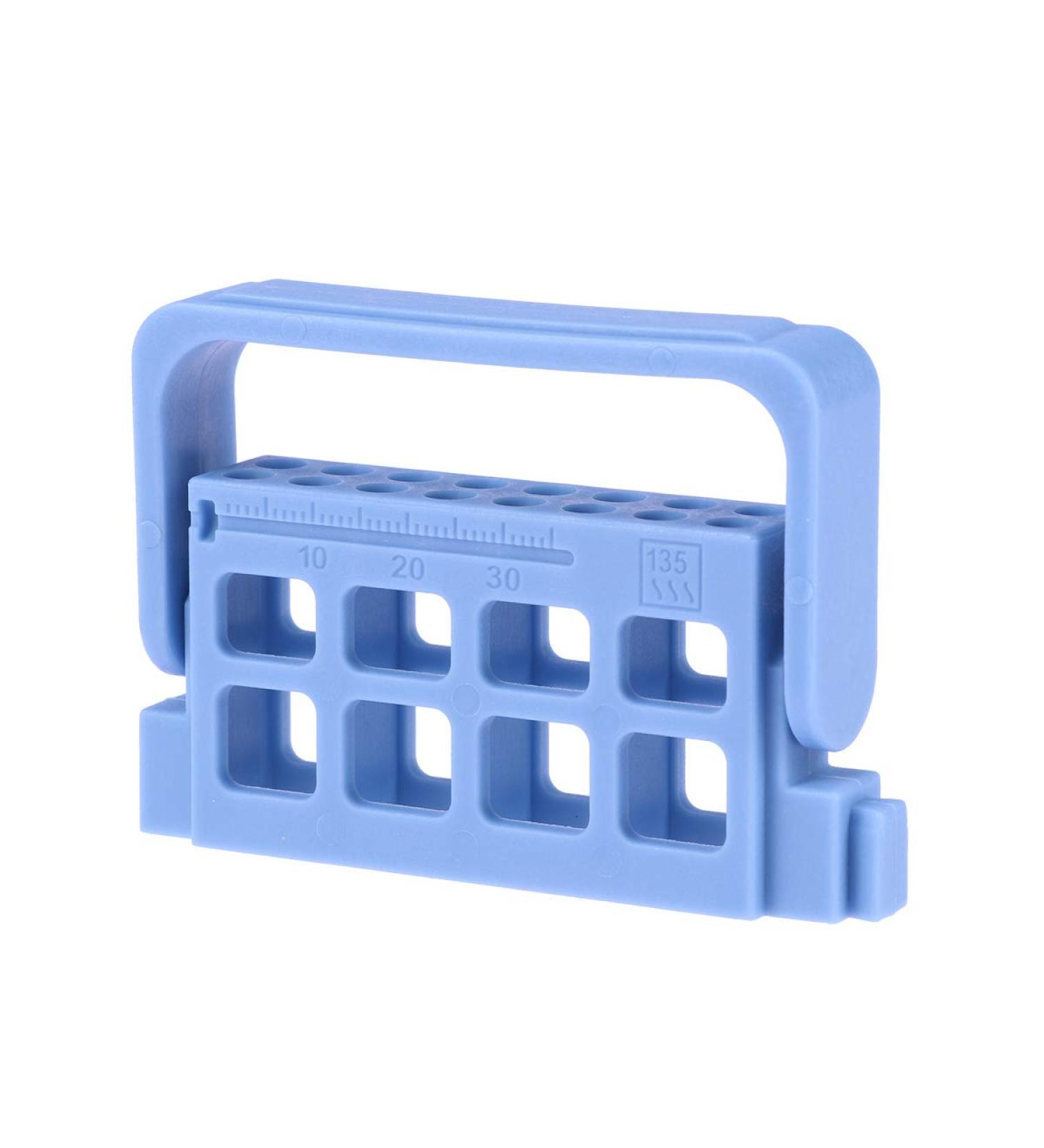 Artibetter 16 Holes Plastic Dental Holder Stand for Root Canal File Disinfection - Blue | Dentist Tools Stand - Buy Online on GoSupps.com