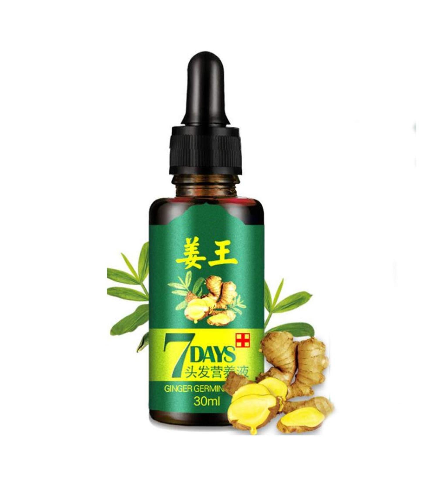  Kingknow Hair Growth Essential Oil Natural Ginger for Hair Loss Treatment Hair Growth Care Ginger Essential Oil Nourishing for Dry Damaged Hair Growth Care 30ml - Buy Online on GoSupps.com