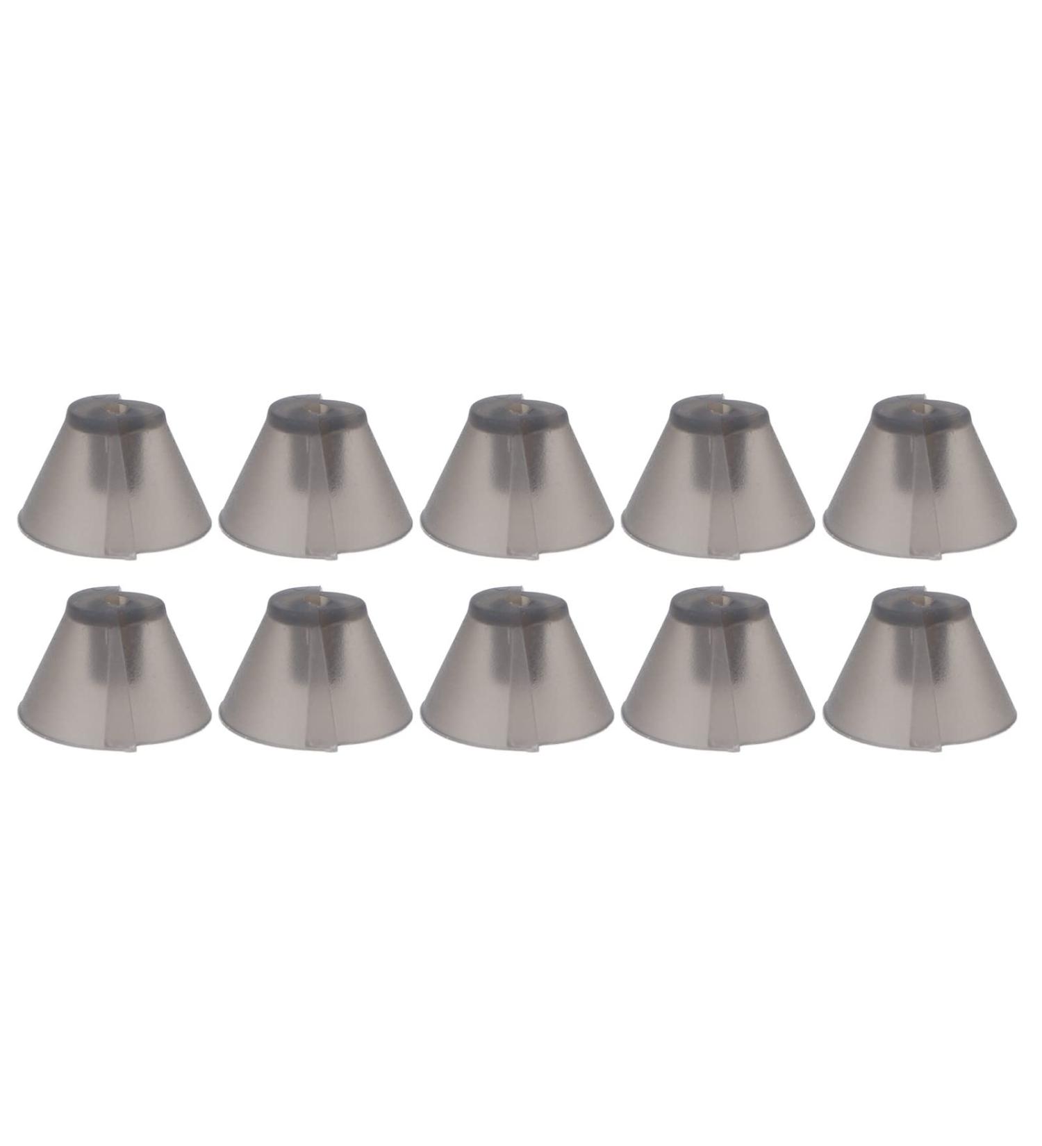 10 Pack Silicone Earplugs - Washable Hearing Aid Coupling Replacement - Comfortable & Durable Ear Protection - Buy Online on GoSupps.com