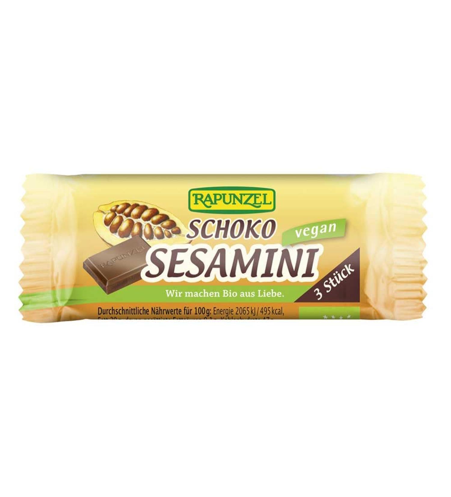 Rapunzel Naturkost Rapunzel - Sesamini Chocolate - 27g - Pack of 48