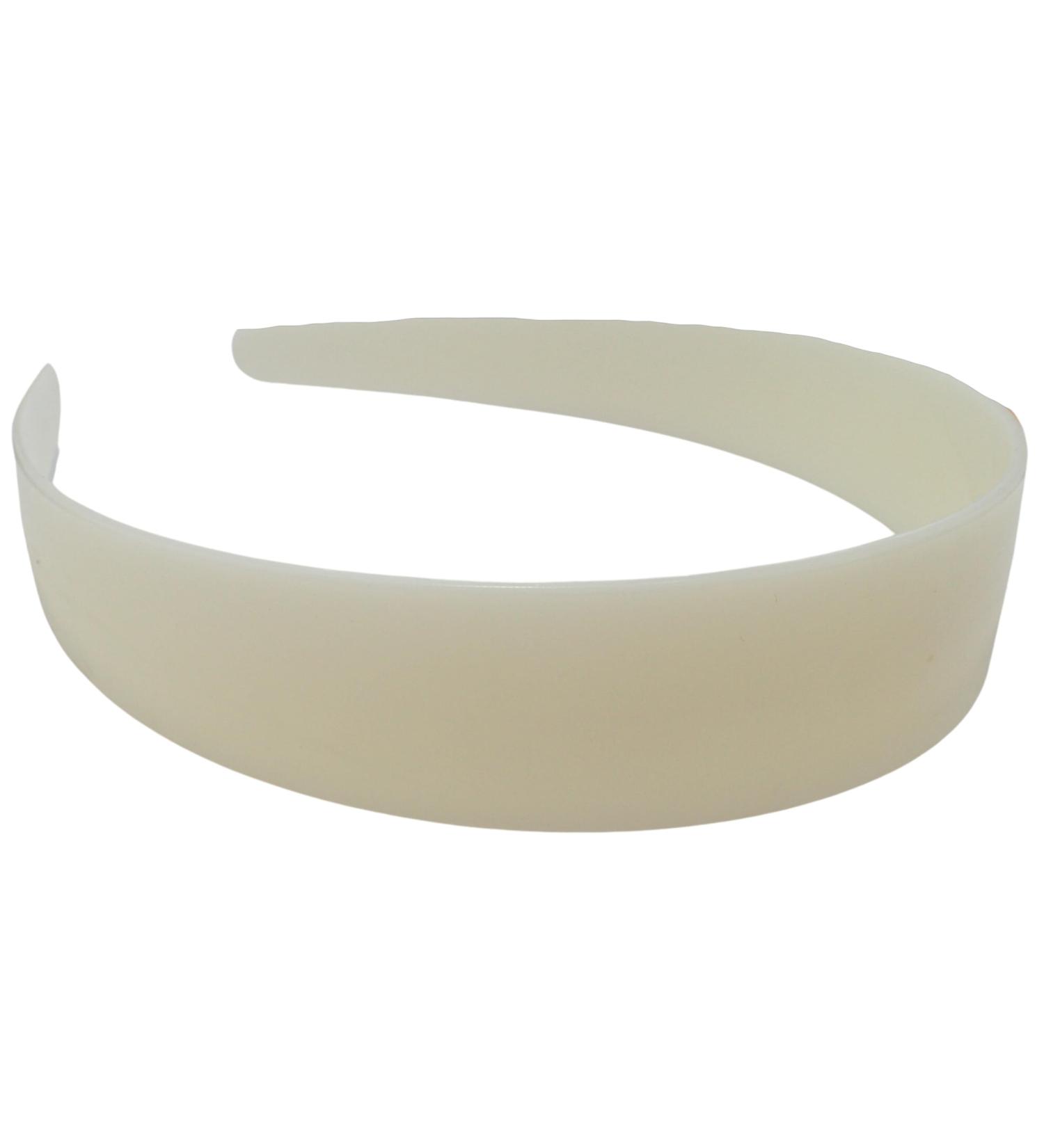 Topkids Accessories Plastic Alice Bands for Women and Girls Hair Bands for Women Headbands for Women's Hair Hair Comb Headband Alice Bands Adult Women Girls Headbands (2.5cm Cream) - Buy Online on GoSupps.com