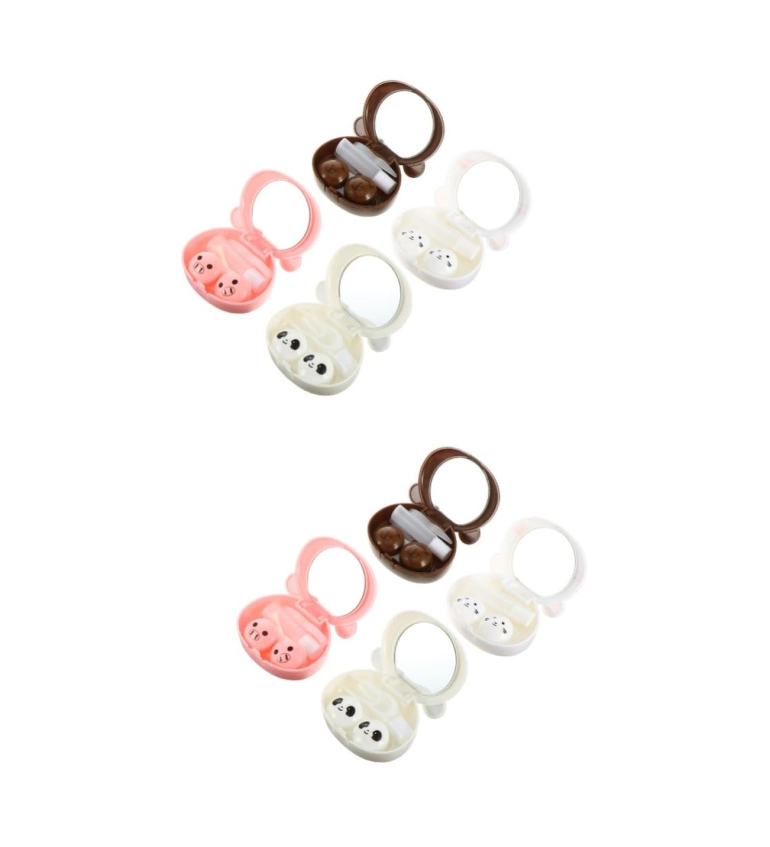 Partykindom 8-Pack Contact Lens Containers - Ophthalmic Care Set & Storage Box for Invisible Lens Holder - Buy Online on GoSupps.com