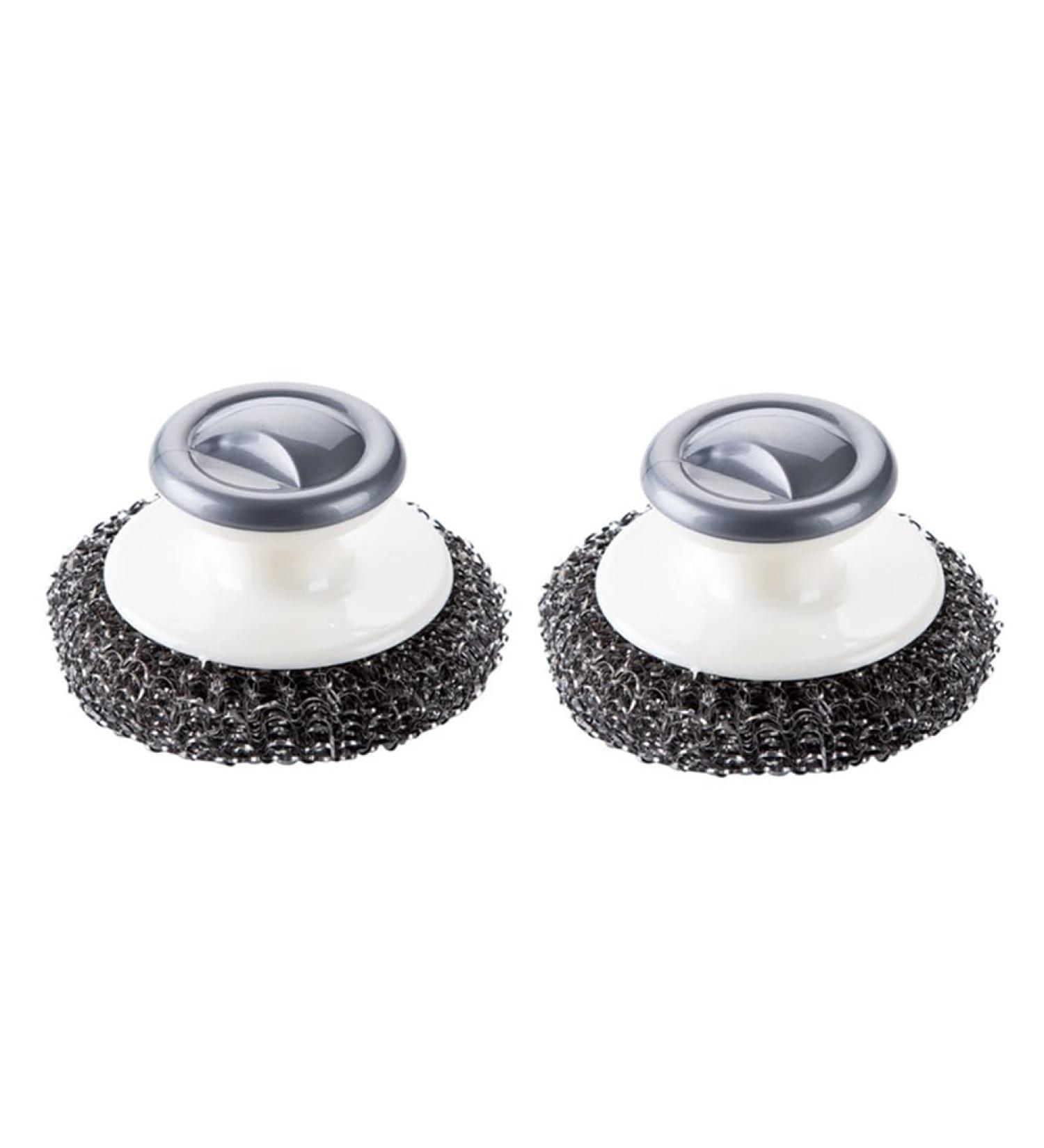 Kecung Stainless Steel Scrubber Heavy Duty Pot Scrubbers with Handle Cleaning Brush Wash for Dish - Buy Online on GoSupps.com