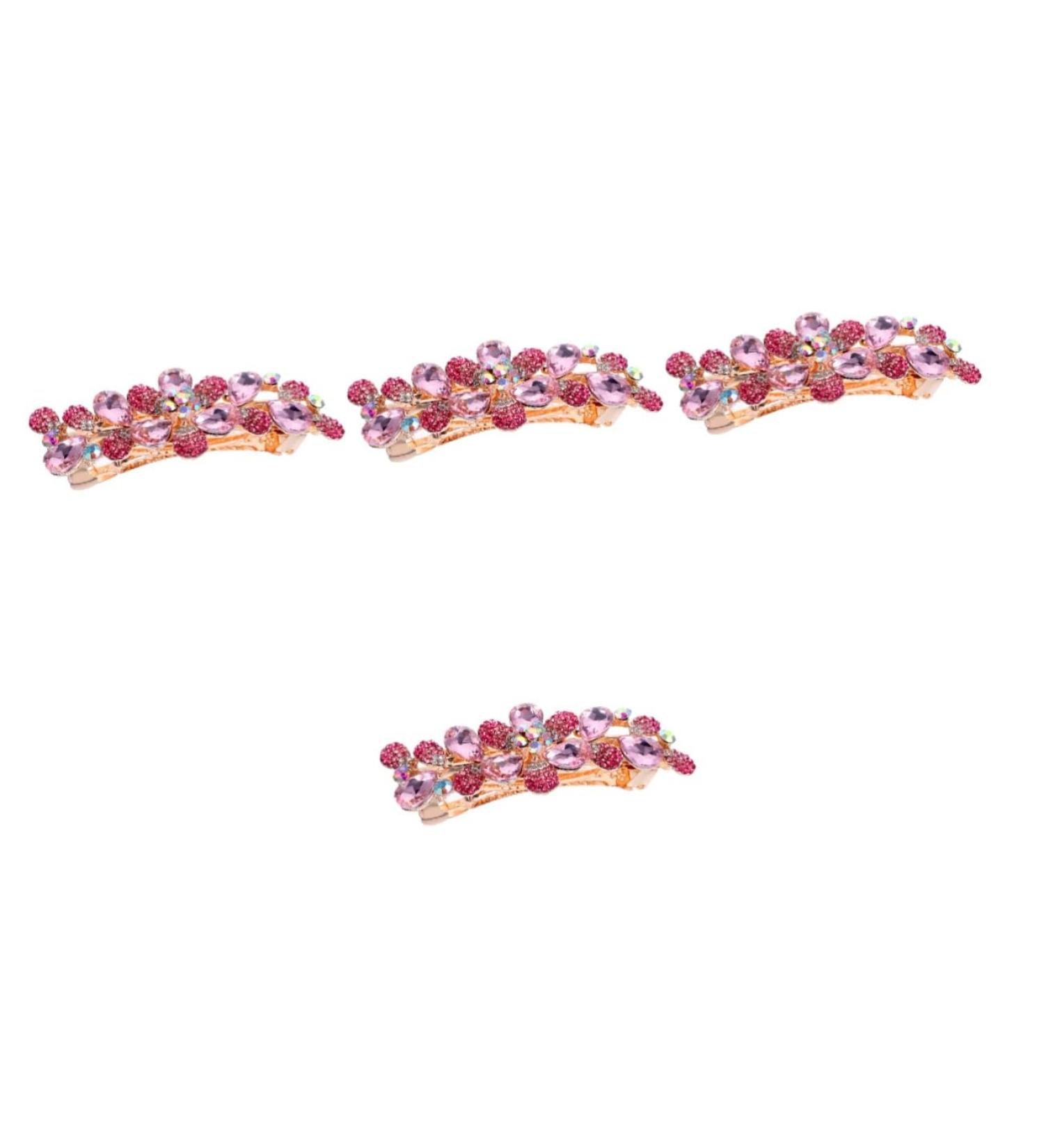 Beaupretty Metal Flower Hair Clip rhinestone clip Flower clip flower barrettes for women barrettes for women thin spring clip barrettes for women Miss Metal Spring Hair Clips - Buy Online on GoSupps.com