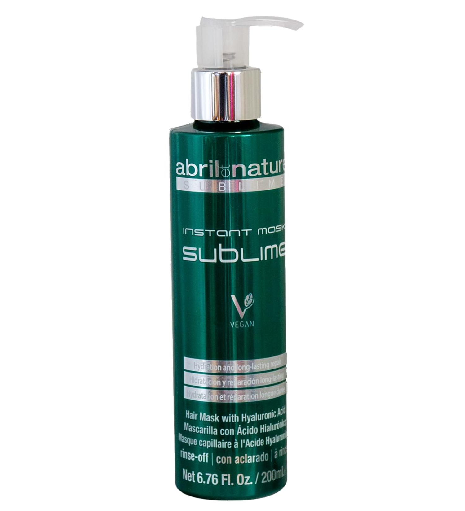 abril et nature Sublime Hydrating Repair Mask for Damaged Afro Hair - 200ml | Professional Hair Care with Hyaluronic Acid - Buy Online on GoSupps.com