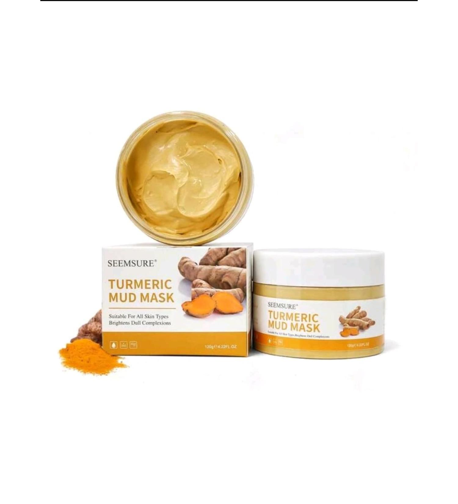 Turmeric face mud mask