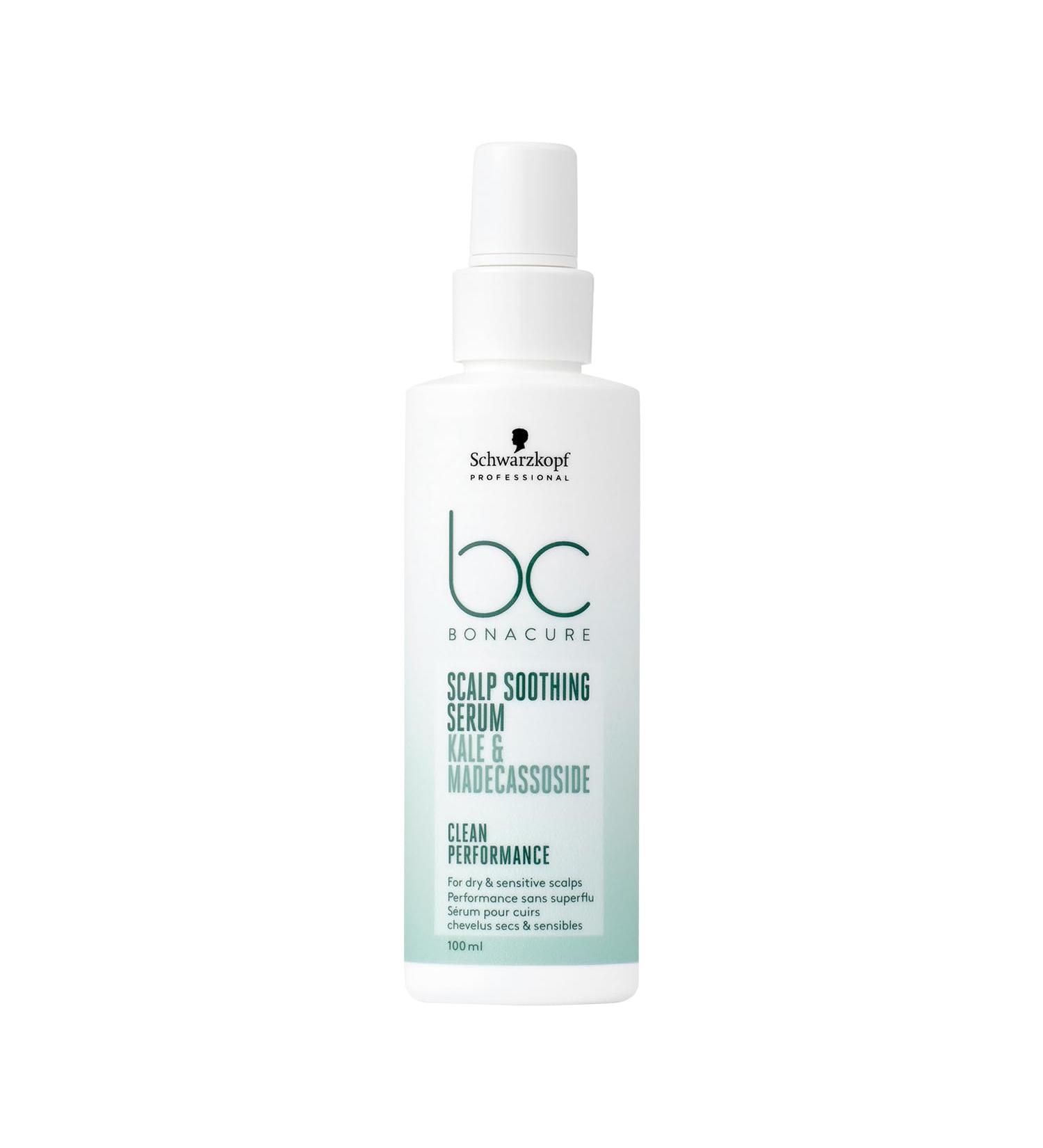 Schwarzkopf Professional Bonacure Soothing Serum Sensitive Scalp Superfood Complex Kale and Madecassoside Vegan Formula Fast Absorption Moisturizing Nourishing Anti-Inflammatory 100 ml - Buy Online on GoSupps.com