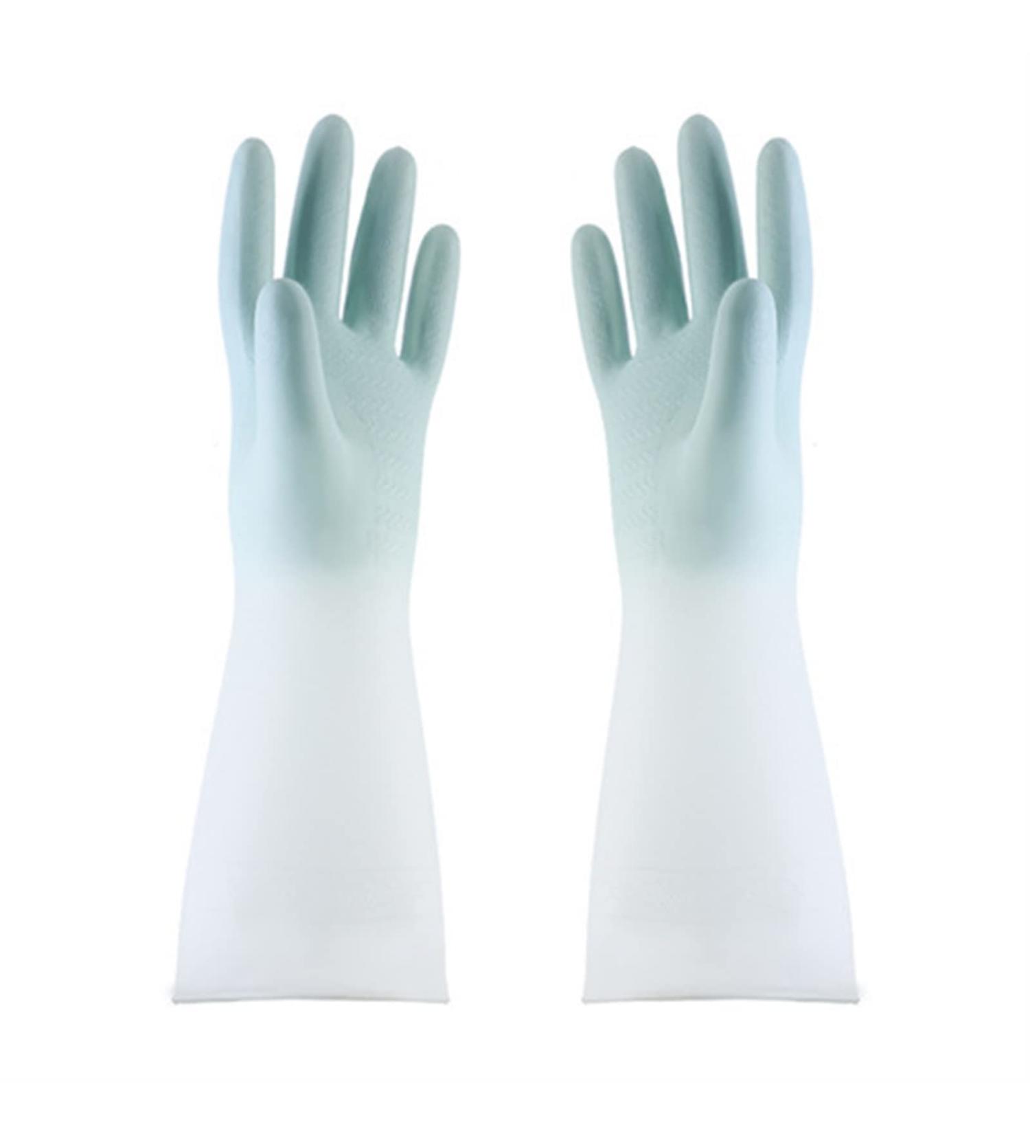 SEPTAM Cleaning Gloves Silicone Cleaning Gloves Dishwashing Gloves Scrubber Dishwashing Sponge Rubber Gloves - Buy Online on GoSupps.com