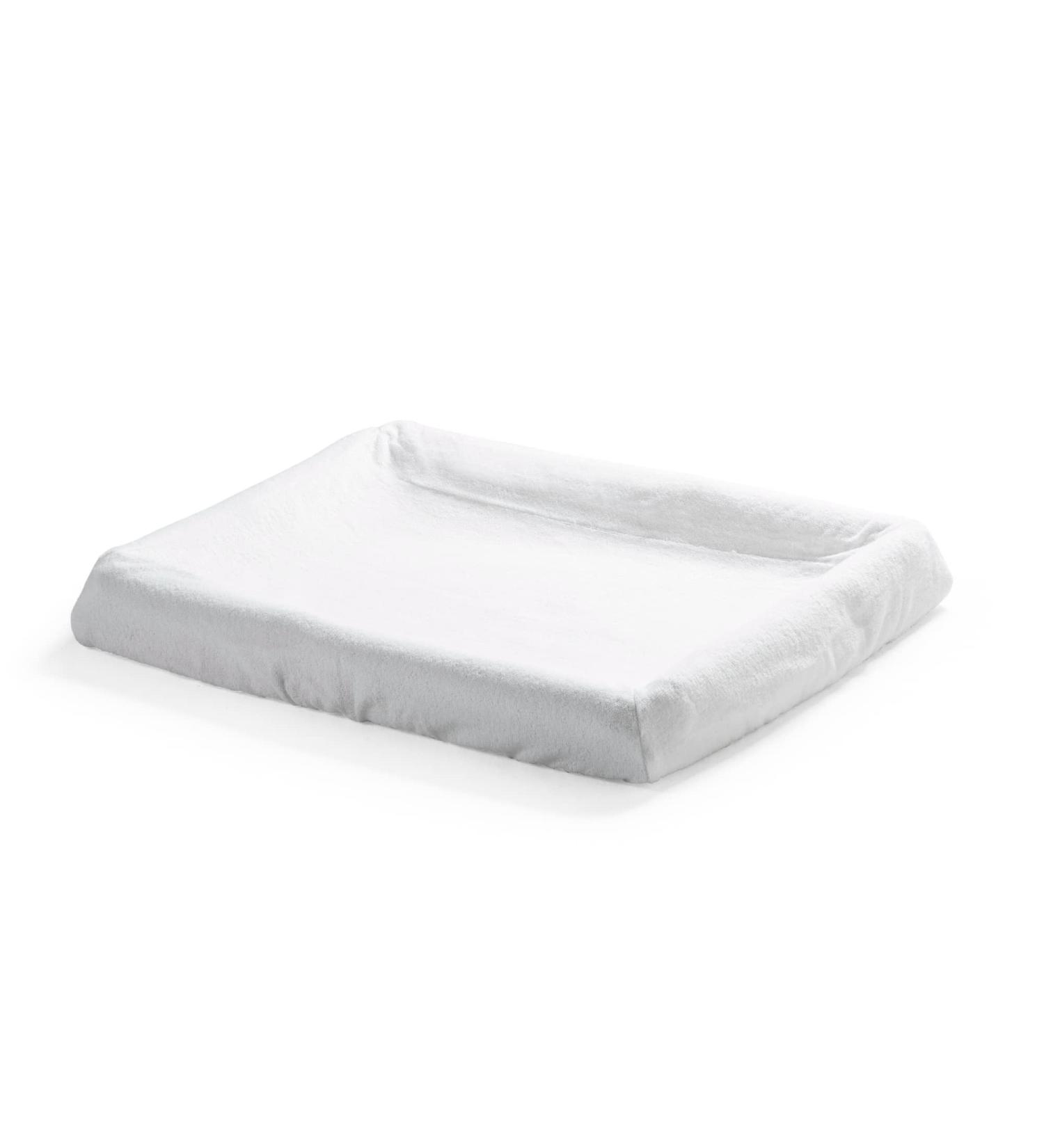 Stokke Home Changer Mattress Cover - White (Pack of 2) - Baby-Friendly Cotton - Machine Washable - Buy Online on GoSupps.com