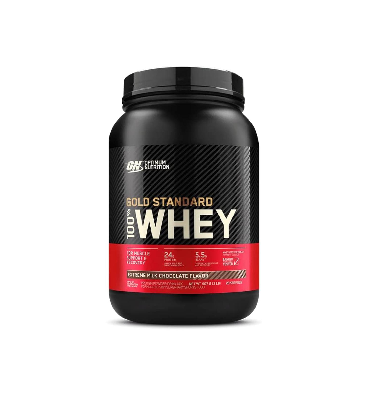 Optimum Nutrition Gold Standard Whey 912g Strawberry - Premium Protein Powder for Muscle Growth | International Shipping - Buy Online on GoSupps.com