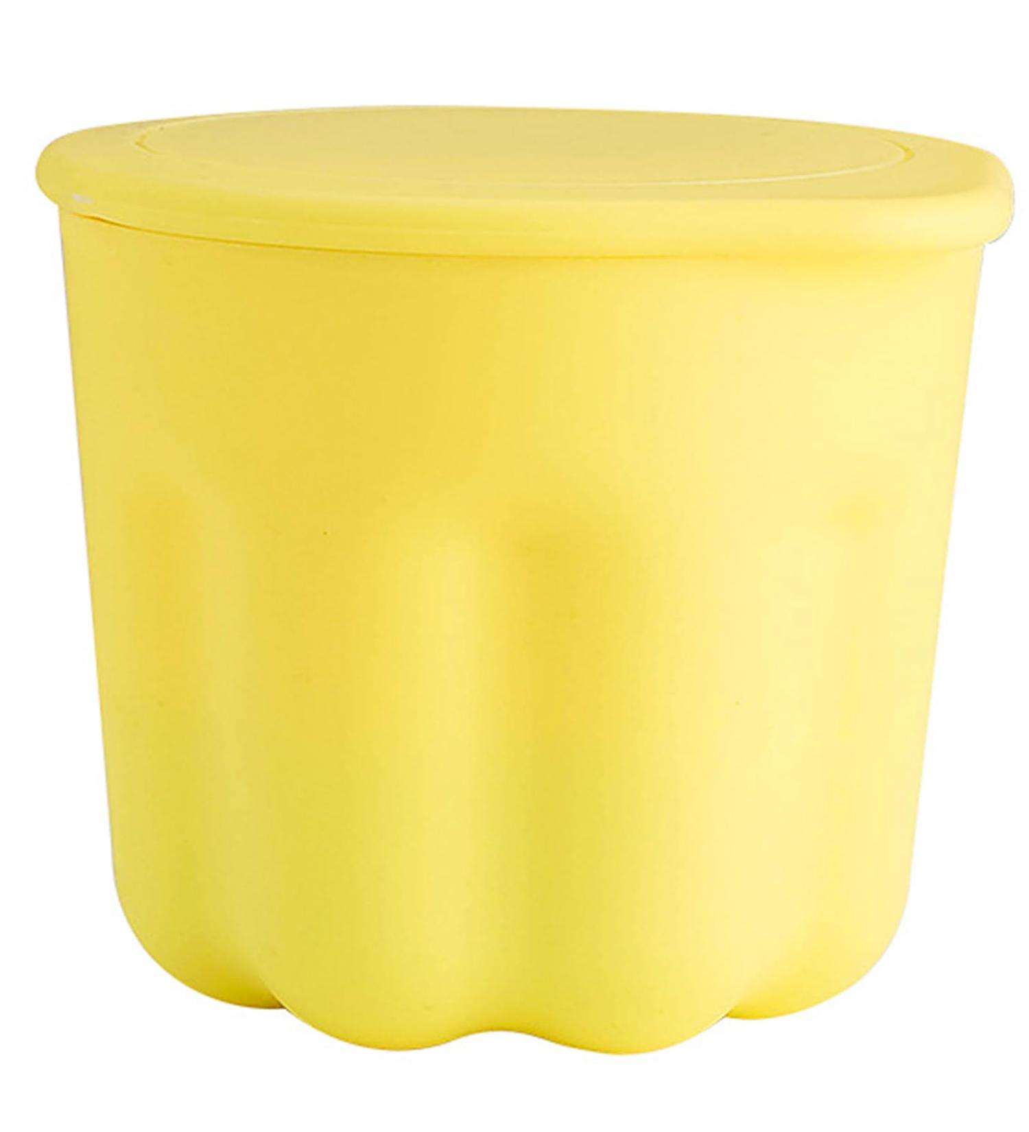 Buy EYERIYO Multifunctional Brush Cleaning Cup & Mat - Portable Travel Scrubber for Brushes - Ideal Gift in Yellow - Shop Now - Buy Online on GoSupps.com