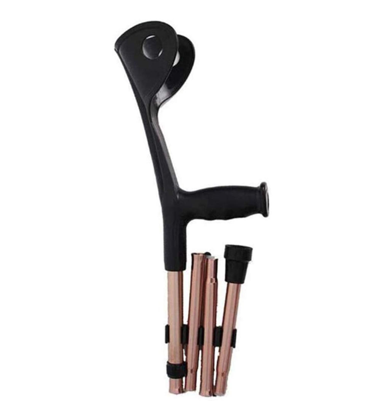 Folding Elbow Aluminum Alloy Crutches Freedom Edition Underarm Crutches Folding Aluminum Comfortable Grips 10 Files Adjustable Lightweight Ergonomic Handles Fashionable Bathing in Sunlight - Buy Online on GoSupps.com
