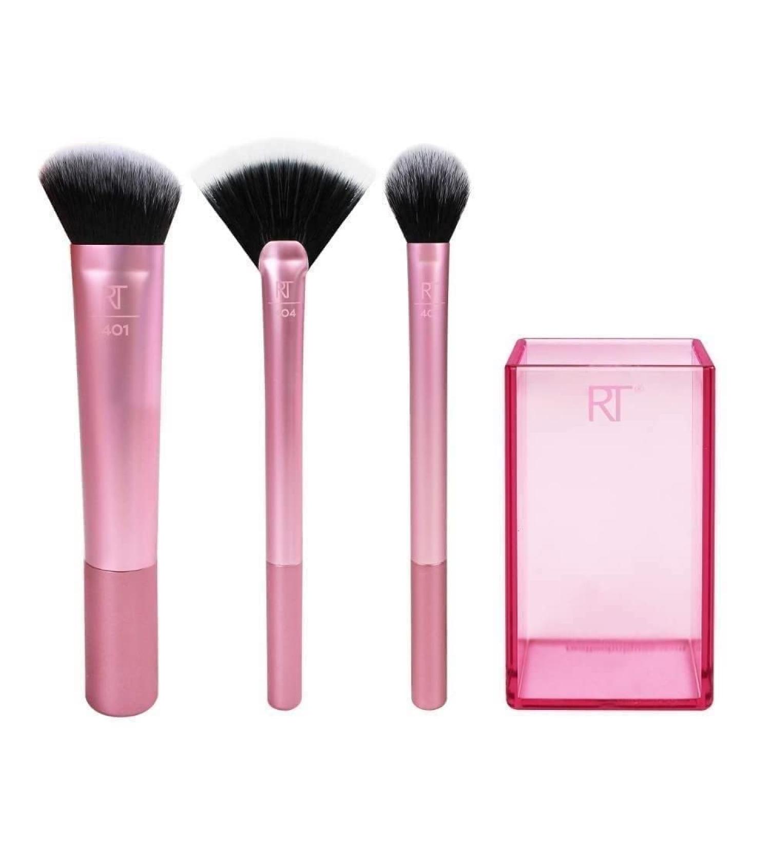 Real Techniques Sculpting Set by Samantha Chapman | 4-Piece Cheek Brush Set for Perfect Contours - Buy Online on GoSupps.com