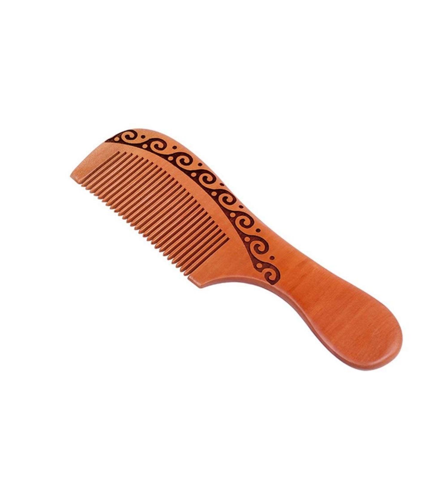 Comb Handmade Comb Wood Hair Comb Natural Comb Flower Fine Tooth Hair wooden comb (Color : 4) - Buy Online on GoSupps.com