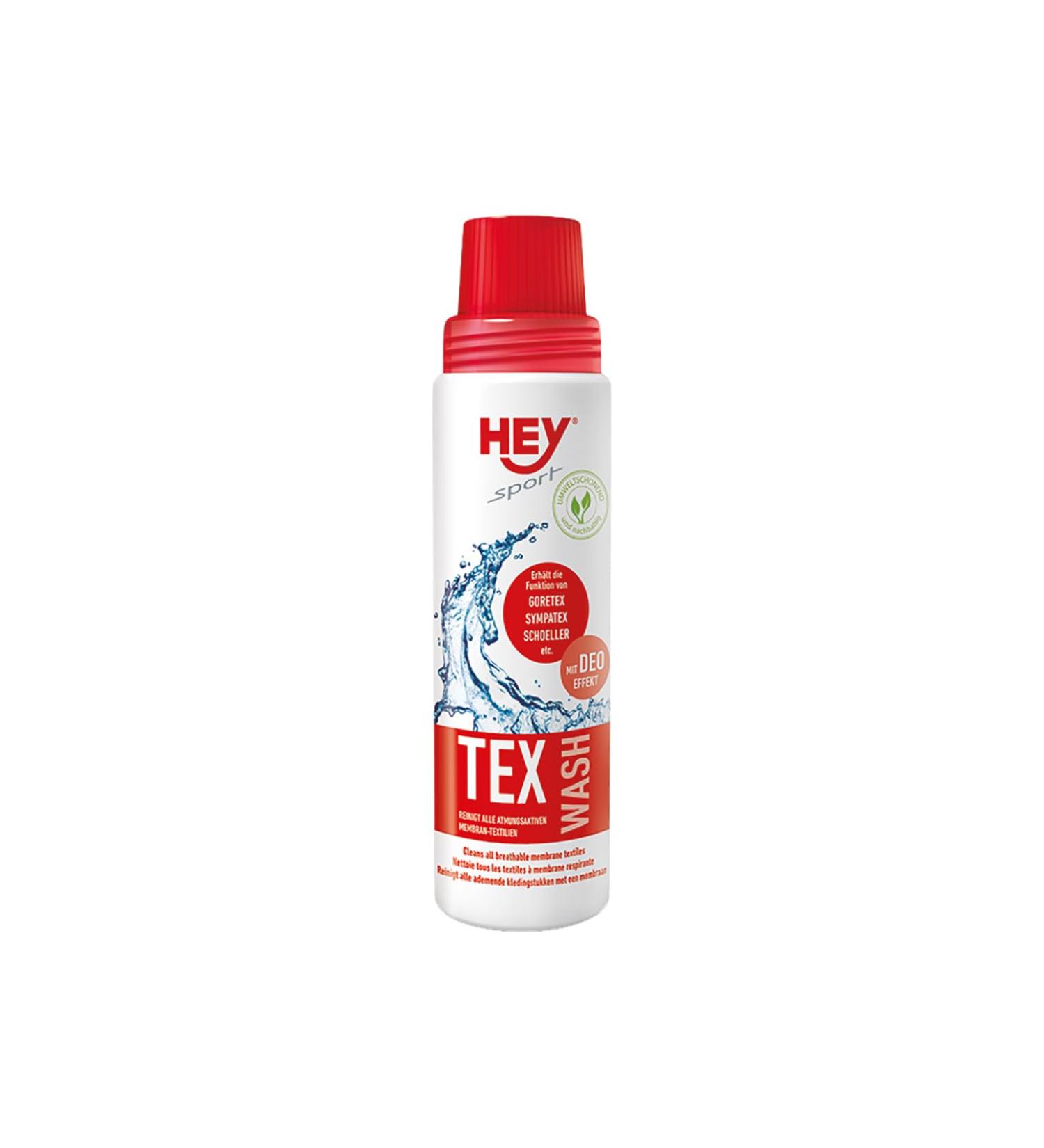 Hey Sport corresponds to 35.8 Euro/l - packaging 250ml Tex Wash membrane detergent white 250 ml (1 pack)