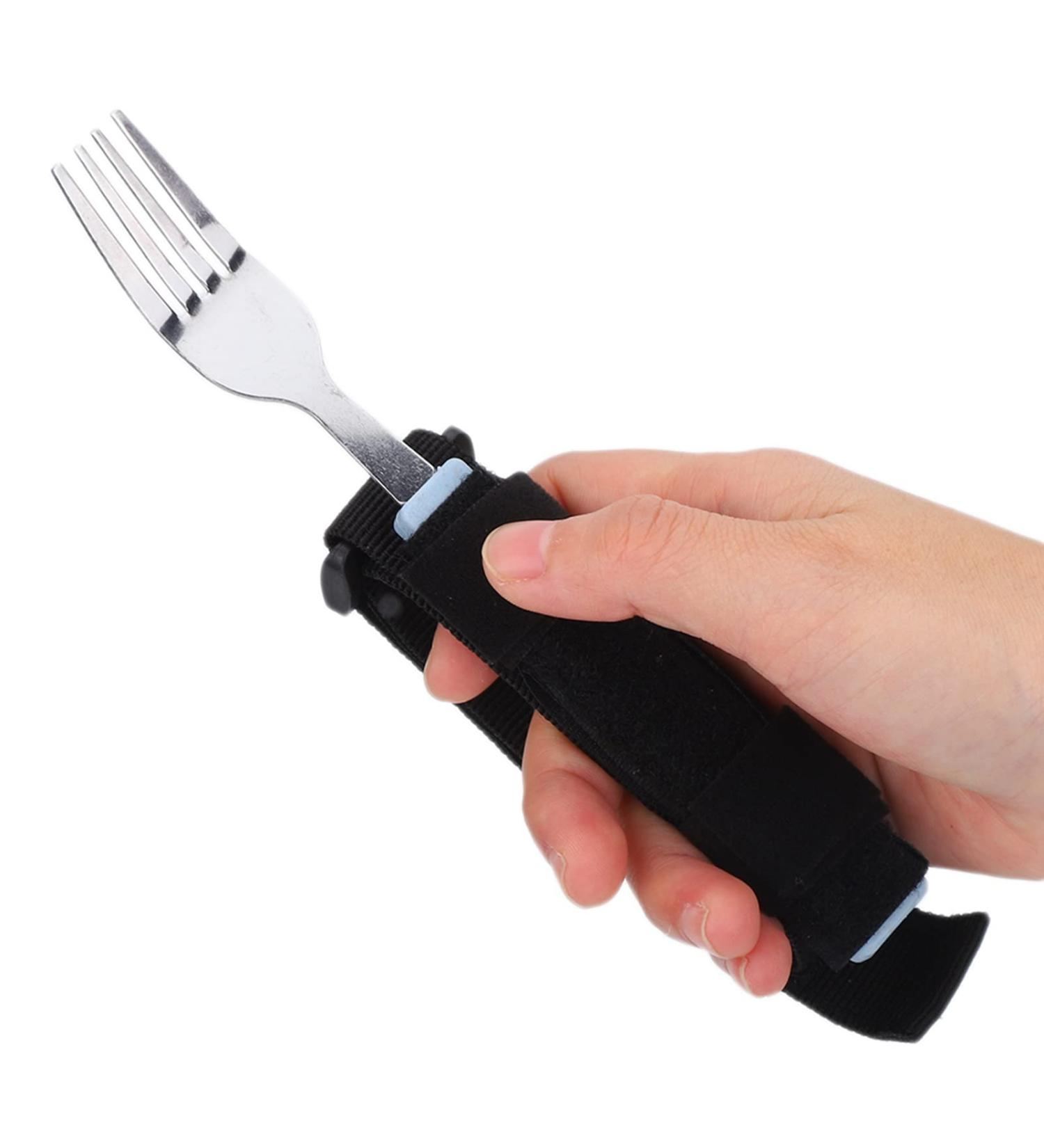 Eating Aids Portable Lightweight Pratical Flexible Elderly Spoon Fork for The Elderly Patients - Buy Online on GoSupps.com