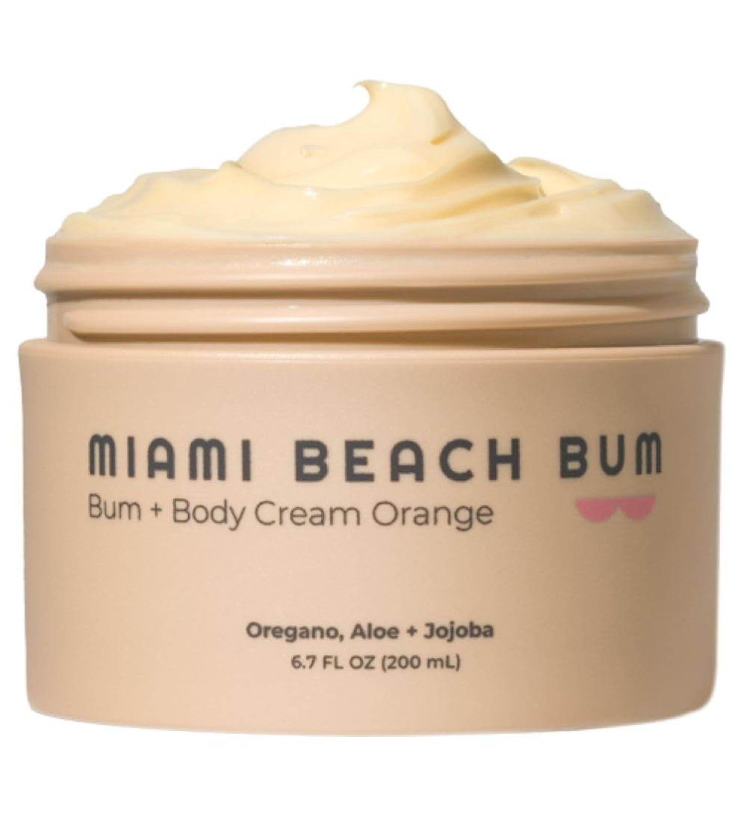 Miami Beach Bum Cr me pour le corps et le corps (vanille) Orange 177.44 ml (Lot de 1) - Buy Online on GoSupps.com