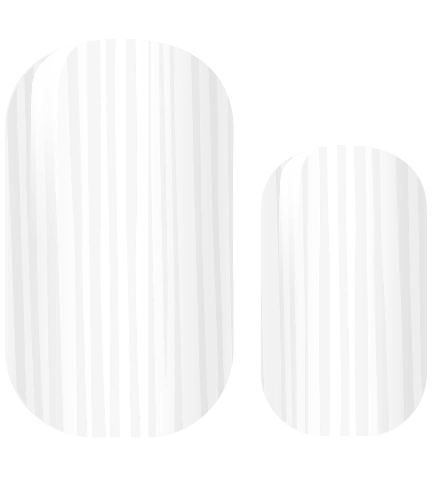 Avoa Beauty Nail Film - Blurred Lines | White Transparent Self-Adhesive Nail Wraps | Long-Lasting Nail Art Design - 16 Thin Wraps for Stunning Nails - Buy Online on GoSupps.com