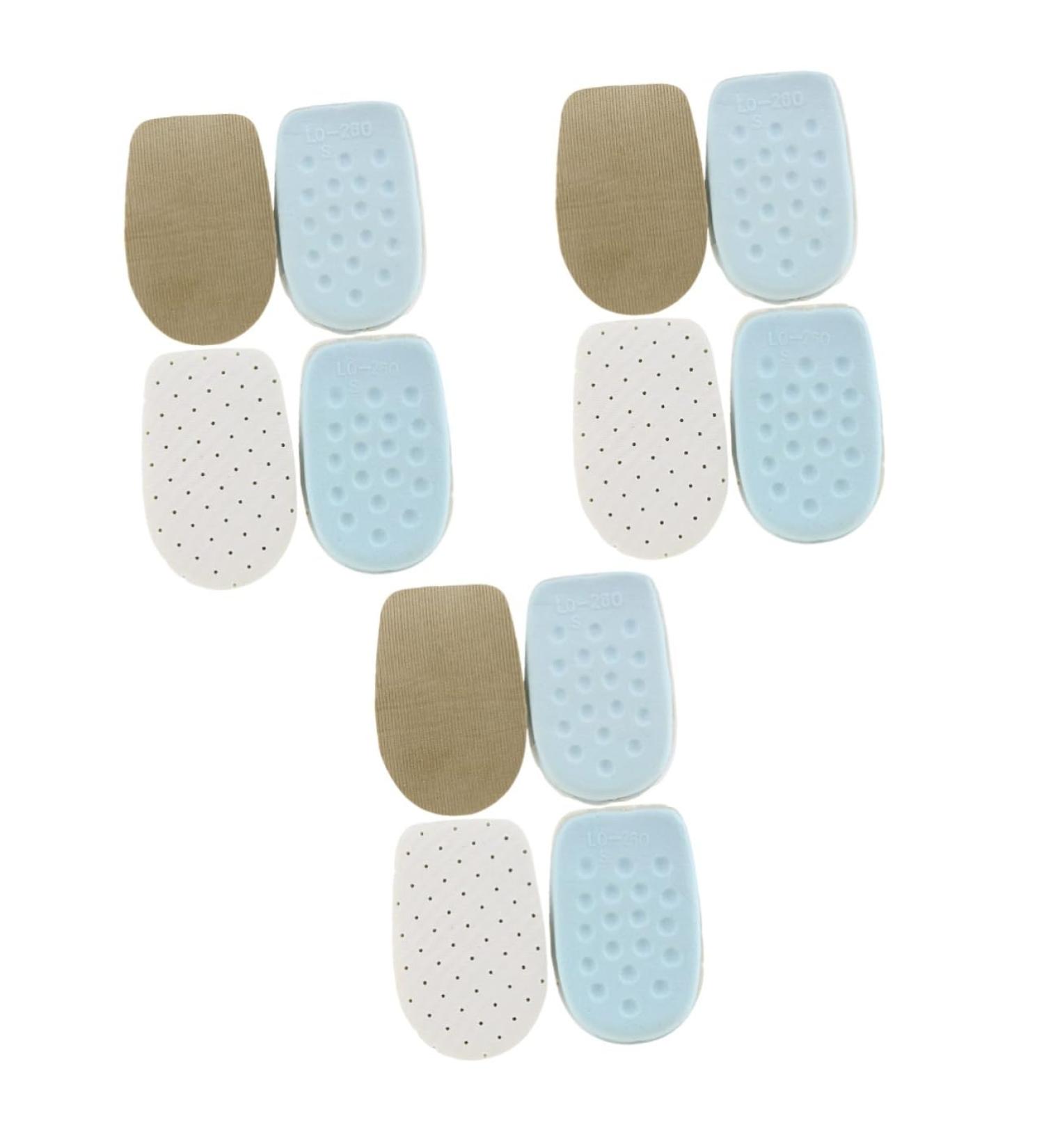 FOMIYES Height Increasing Insoles - 6 Pairs Latex High Heel Inserts for Men & Women | Boost Your Height Comfortably - Buy Online on GoSupps.com