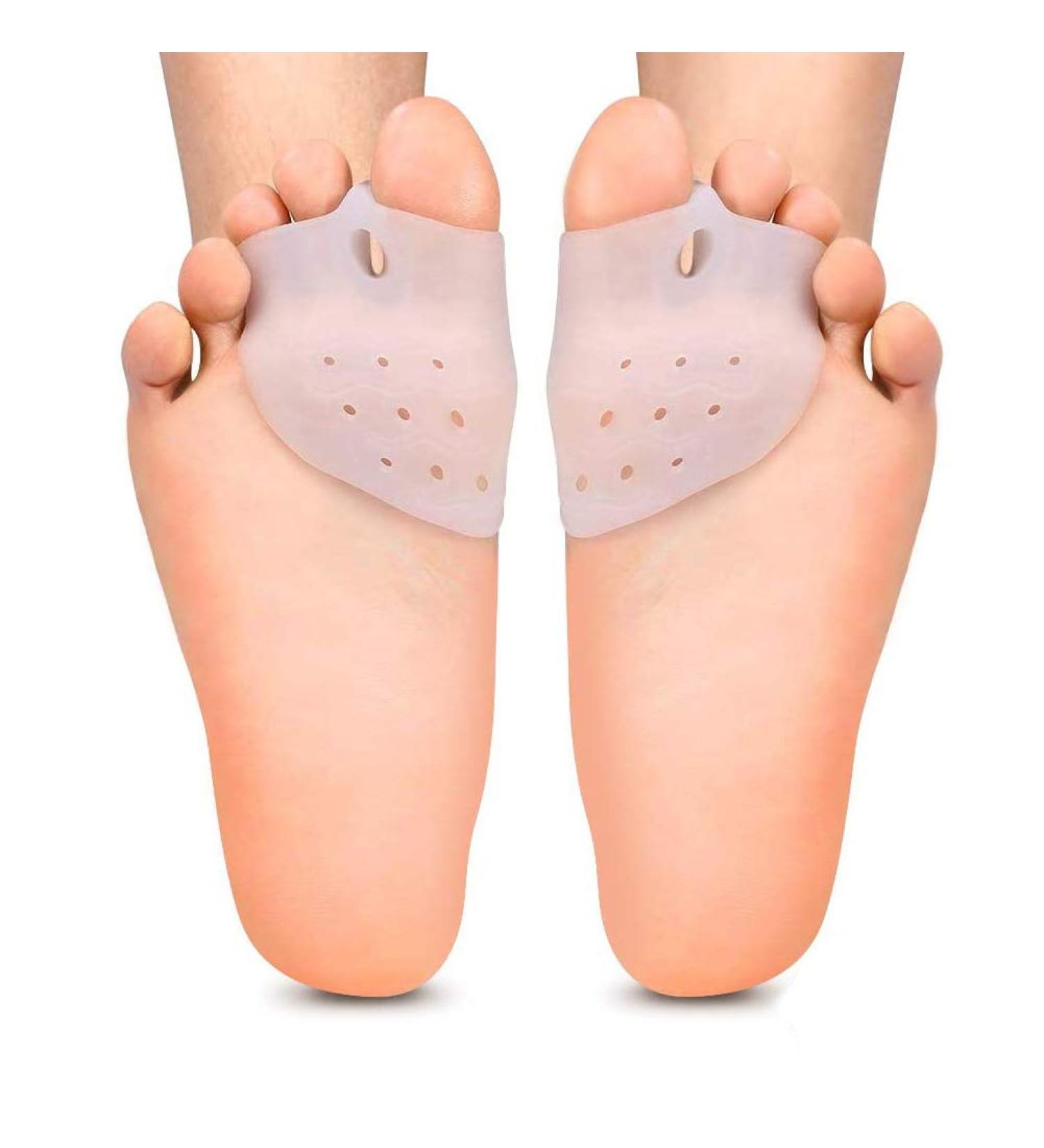 3-Toes Holes Separator & Silicone Bunion Protector - Hammer Toe Spacer for Pain Relief | Forefoot Pillows & Foot Pads for Hallux Valgus - Unisex Solution for Comfort - Buy Online on GoSupps.com