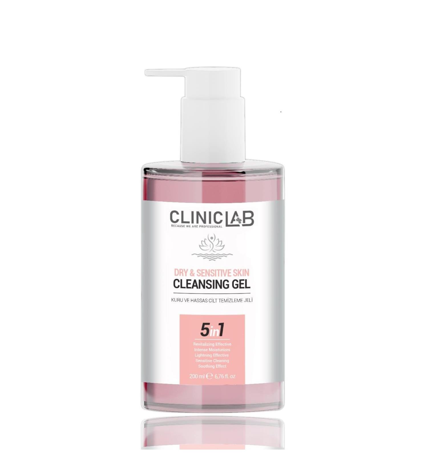 ClinicLab Dry & Sensitive Skin Cleansing Gel 200 mL - Buy Online on GoSupps.com