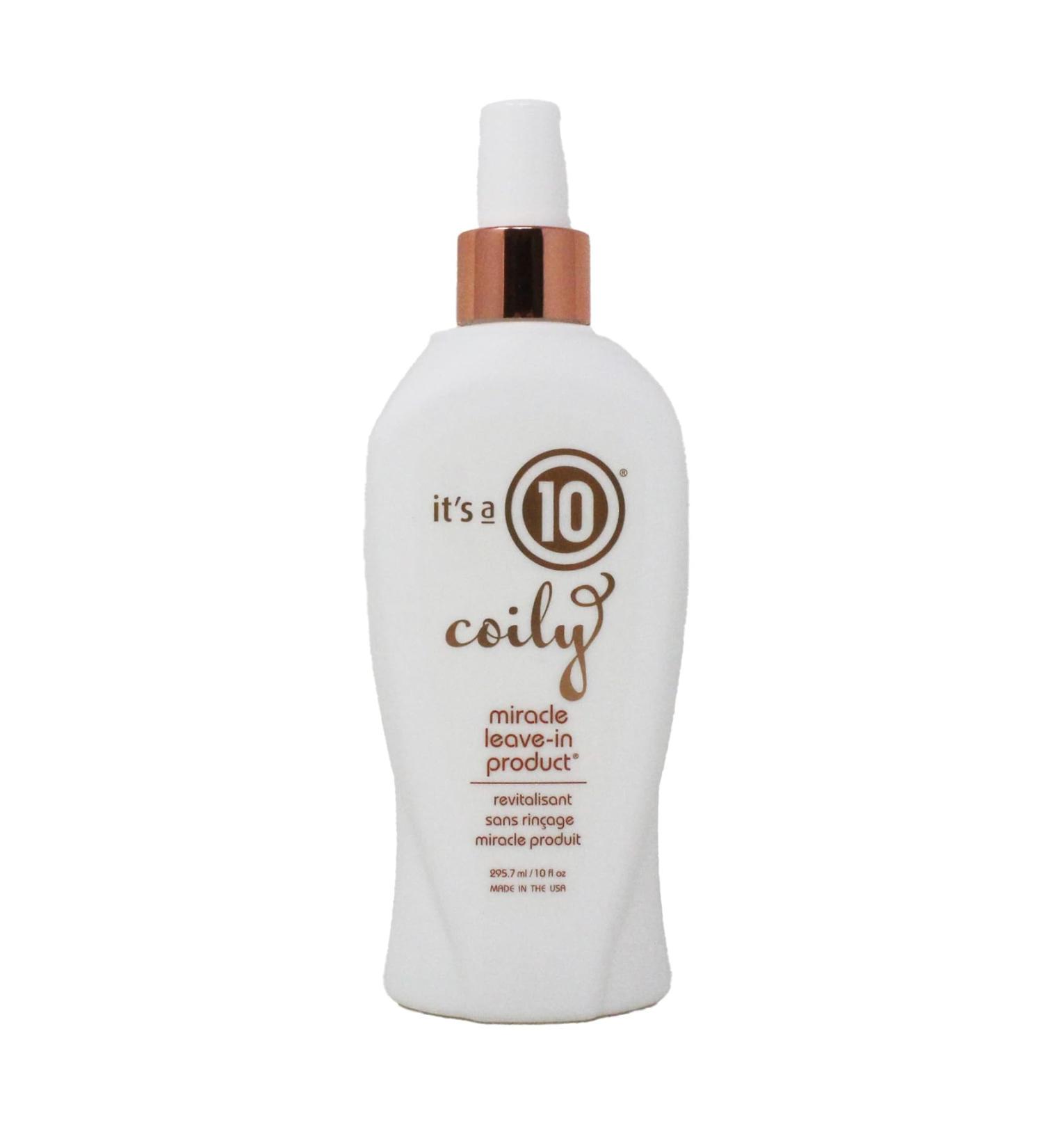 It's A 10 Haircare Coily Collection Miracle Leave-In 10oz - Best Moisturizer for Curly Hair International Shipping Available - Buy Online on GoSupps.com