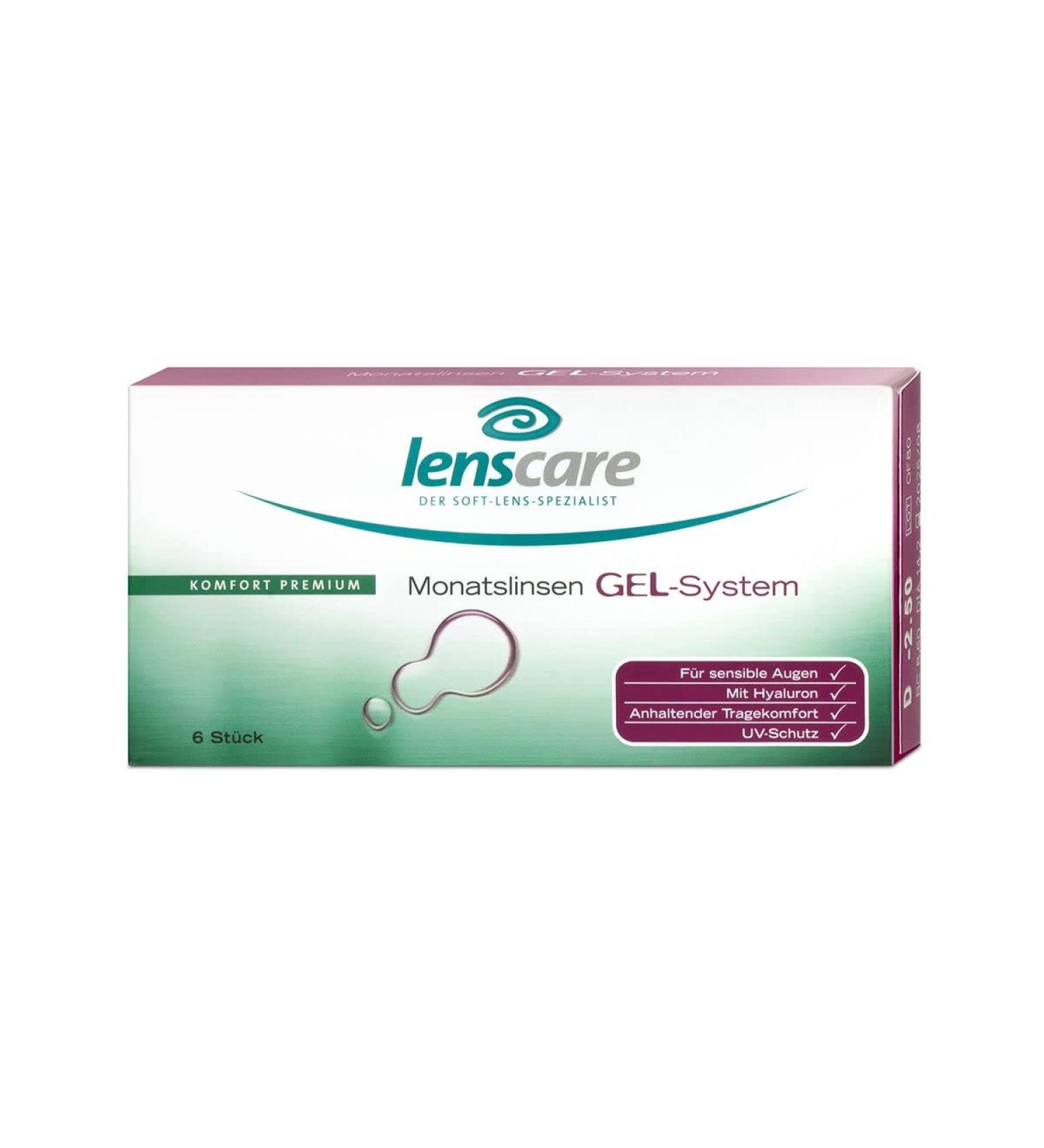 Buy Gel System Monthly Lens - 1 Piece BC 8.6mm DIA 14.2mm +3.50 Diopters - International Shipping - Buy Online on GoSupps.com