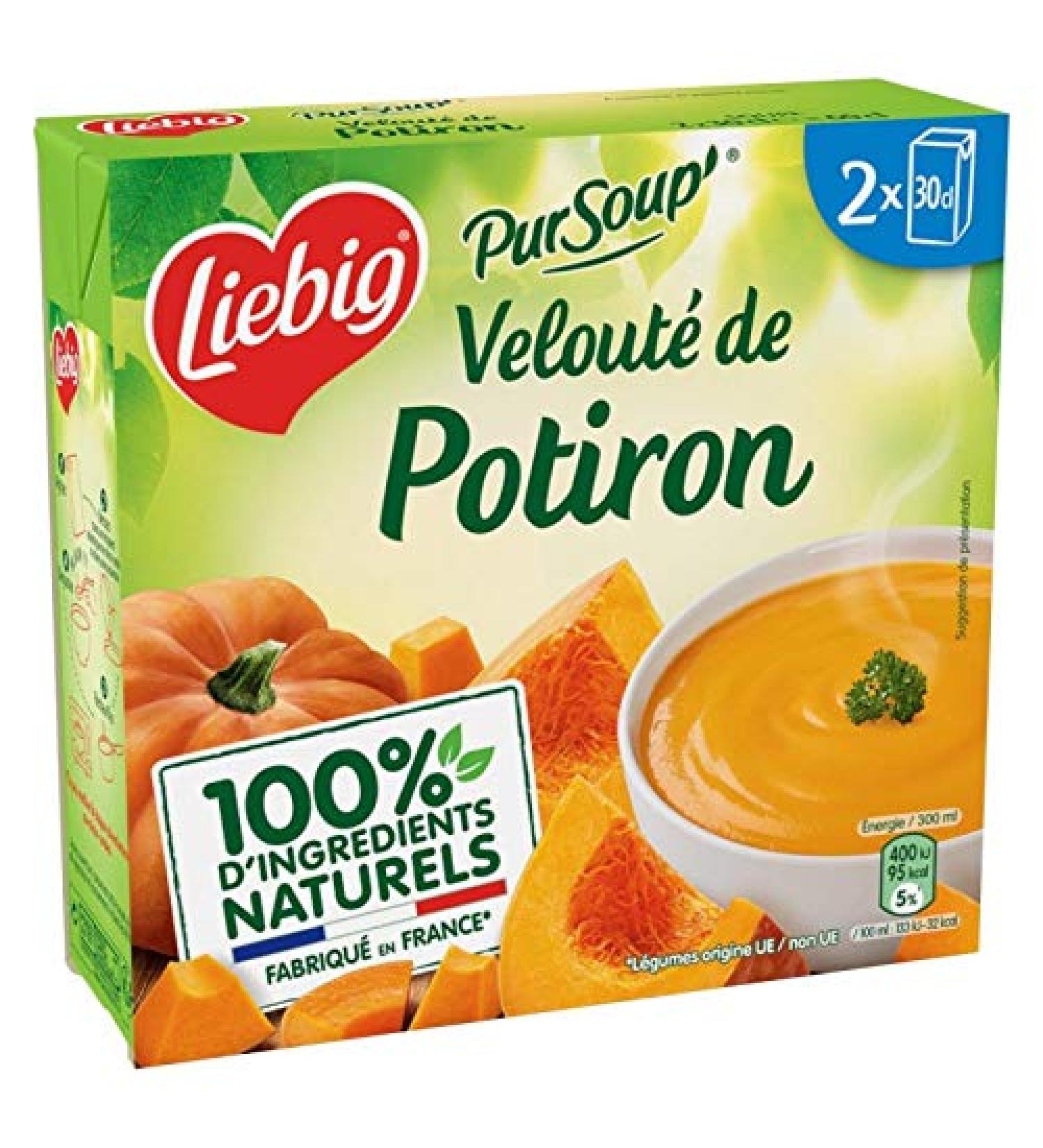 g neric Pursoup Creamy Pumpkin Soup with Fresh Cream Cartons 600ml | Liebig | (Pack of 4) | Best Deal