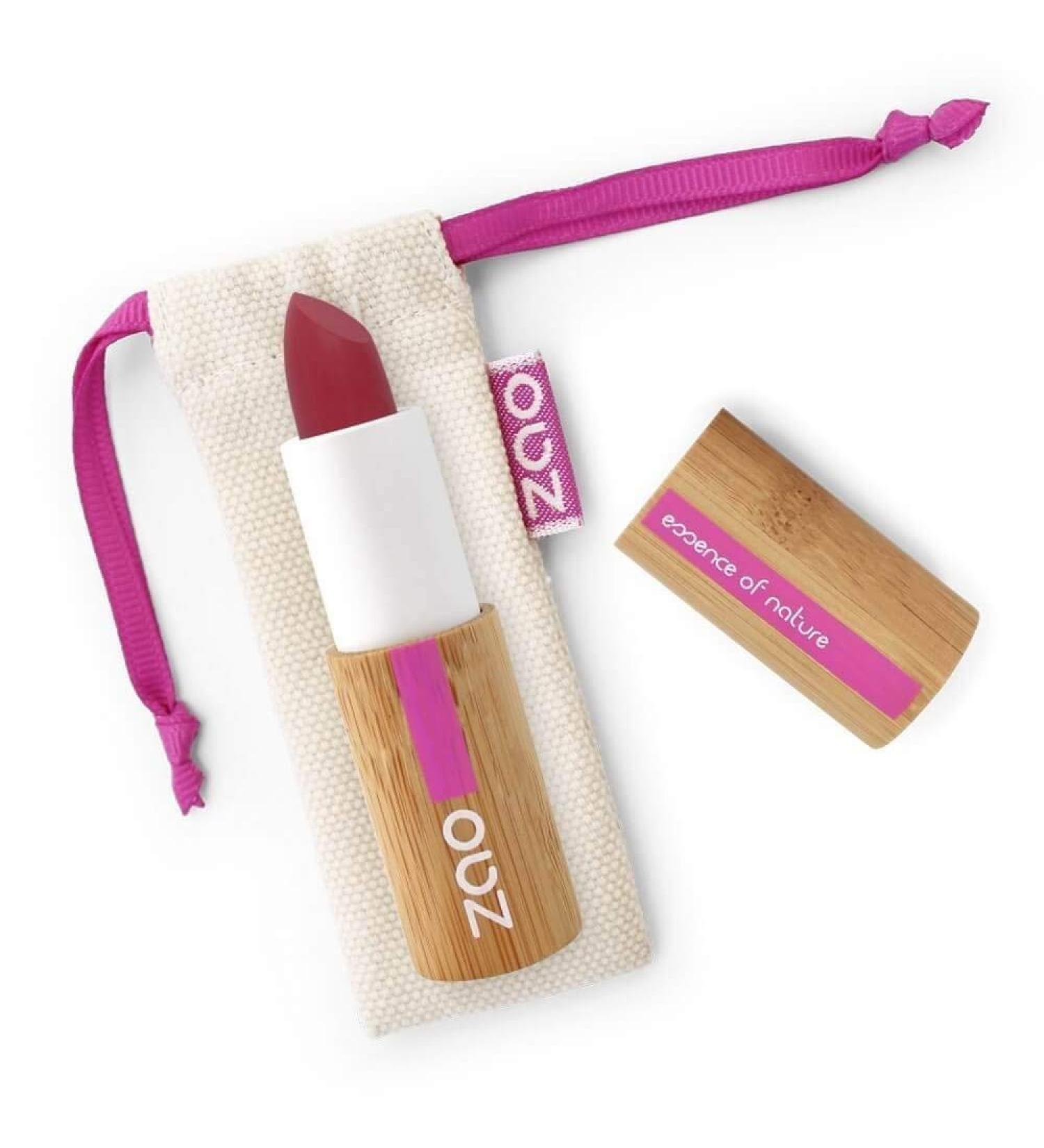 ZAO essence of nature ZAO Make Up Soft Touch Lipstick 436 Purple Red