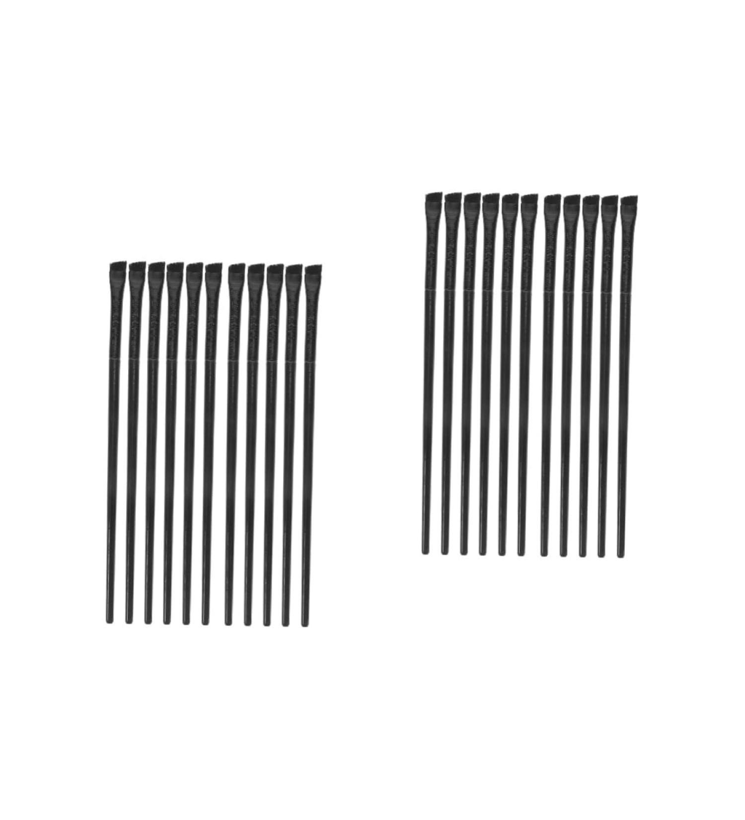 FOMIYES 24 Pcs Eyeliner Brush Eye Shadow Brush Eyebrow Brush Flat Liner Brush Practical Eyeliner Brush Miss - Buy Online on GoSupps.com