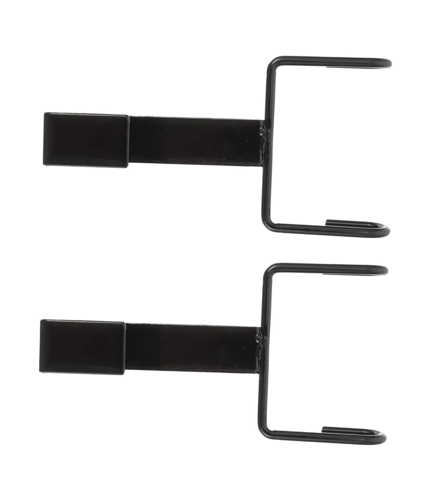 PLAFOPE 2 Pcs Hook up Front Door Wreaths Garland Hanging Hooks Window Hooks Wall Storage Hooks Iron Black - Buy Online on GoSupps.com