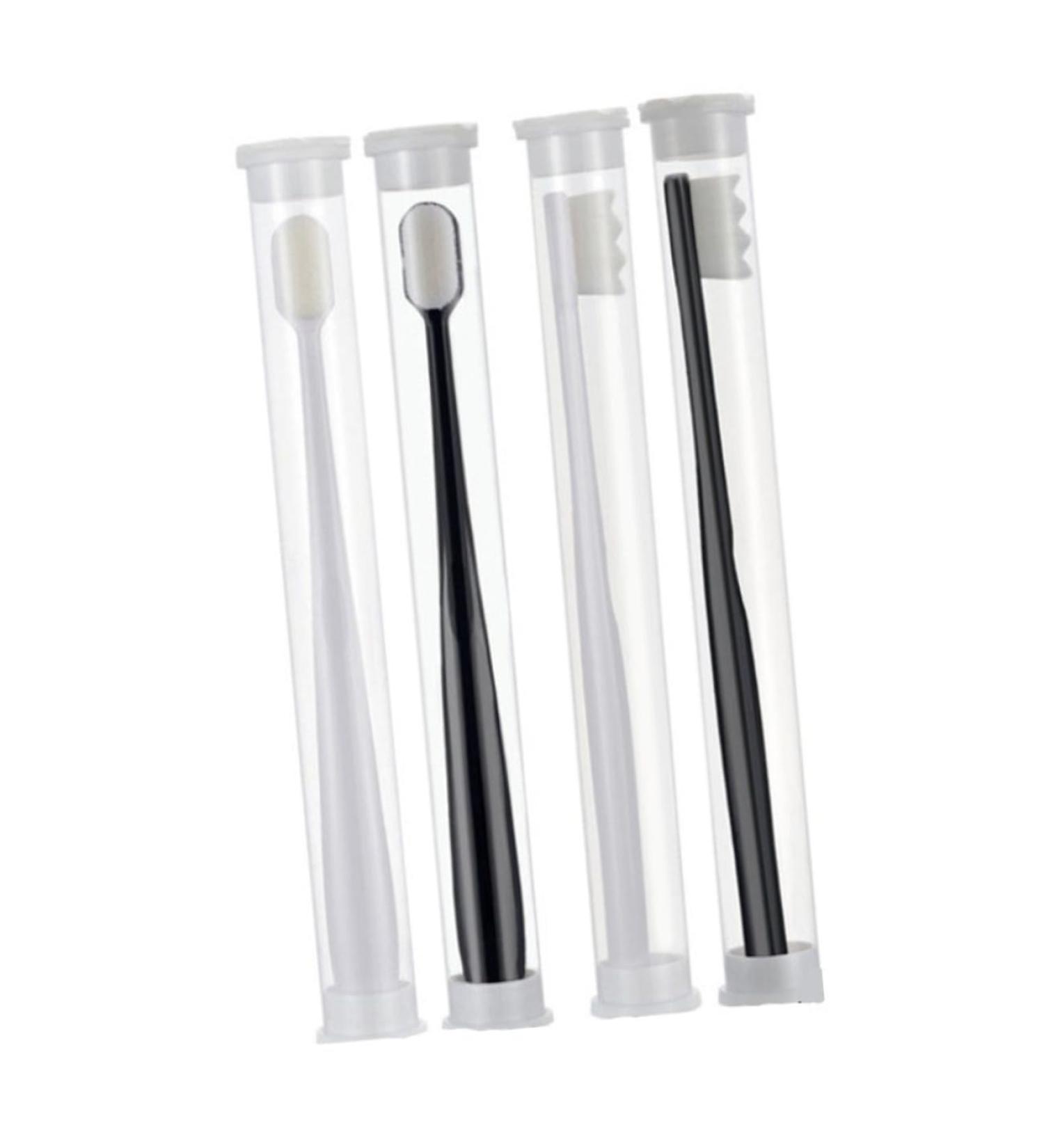 Magiclulu 4-Piece Micro Nano Toothbrush Set | Premium Oral Care Tools for Adults | Effective Tooth Cleaning & Mouth Hygiene - Buy Online on GoSupps.com