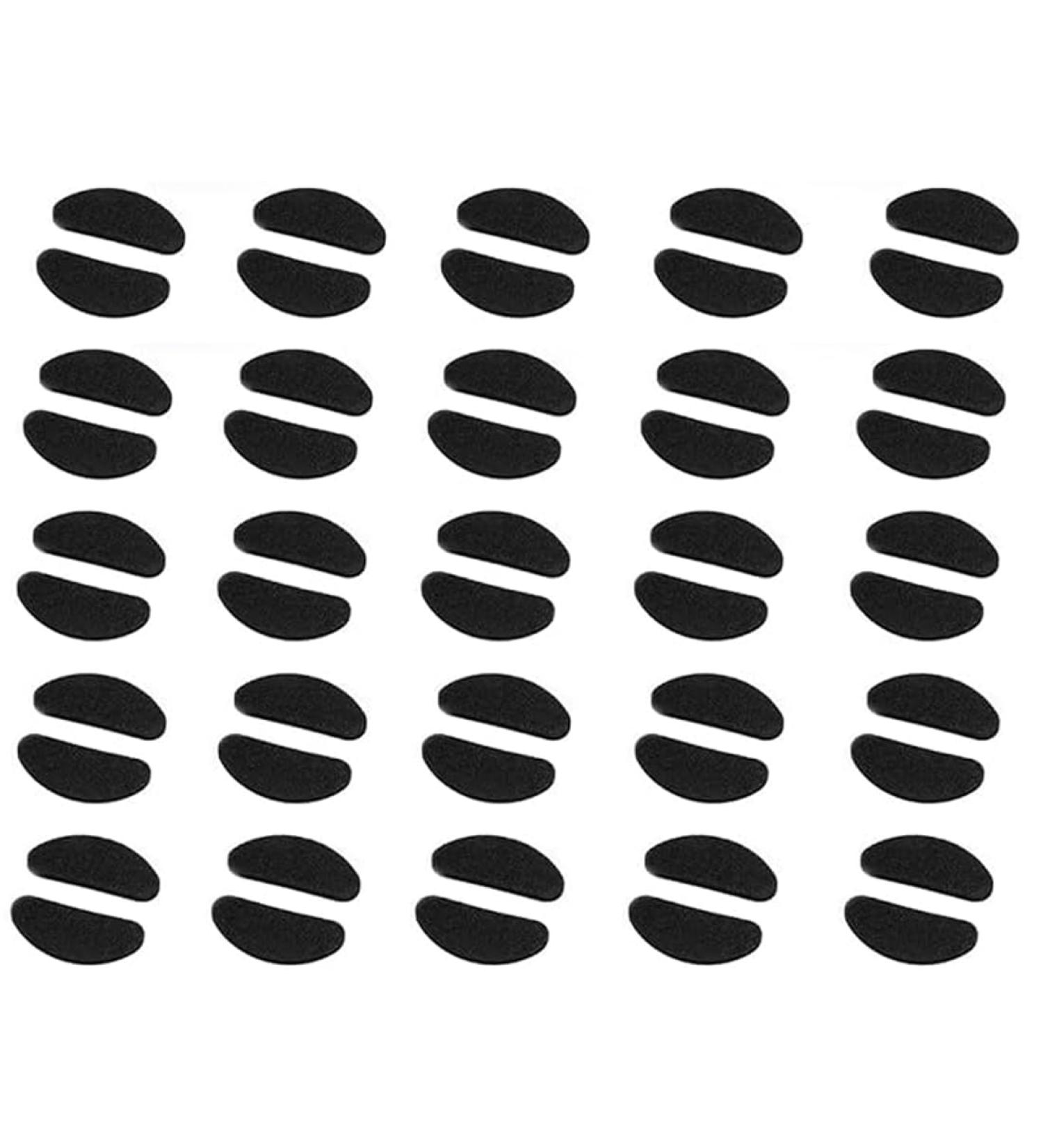 KXUSW Self-Adhesive Nose Pads for Glasses - 24 Pairs Soft Foam Anti-Slip Thin 1.5mm Black - Buy Online on GoSupps.com