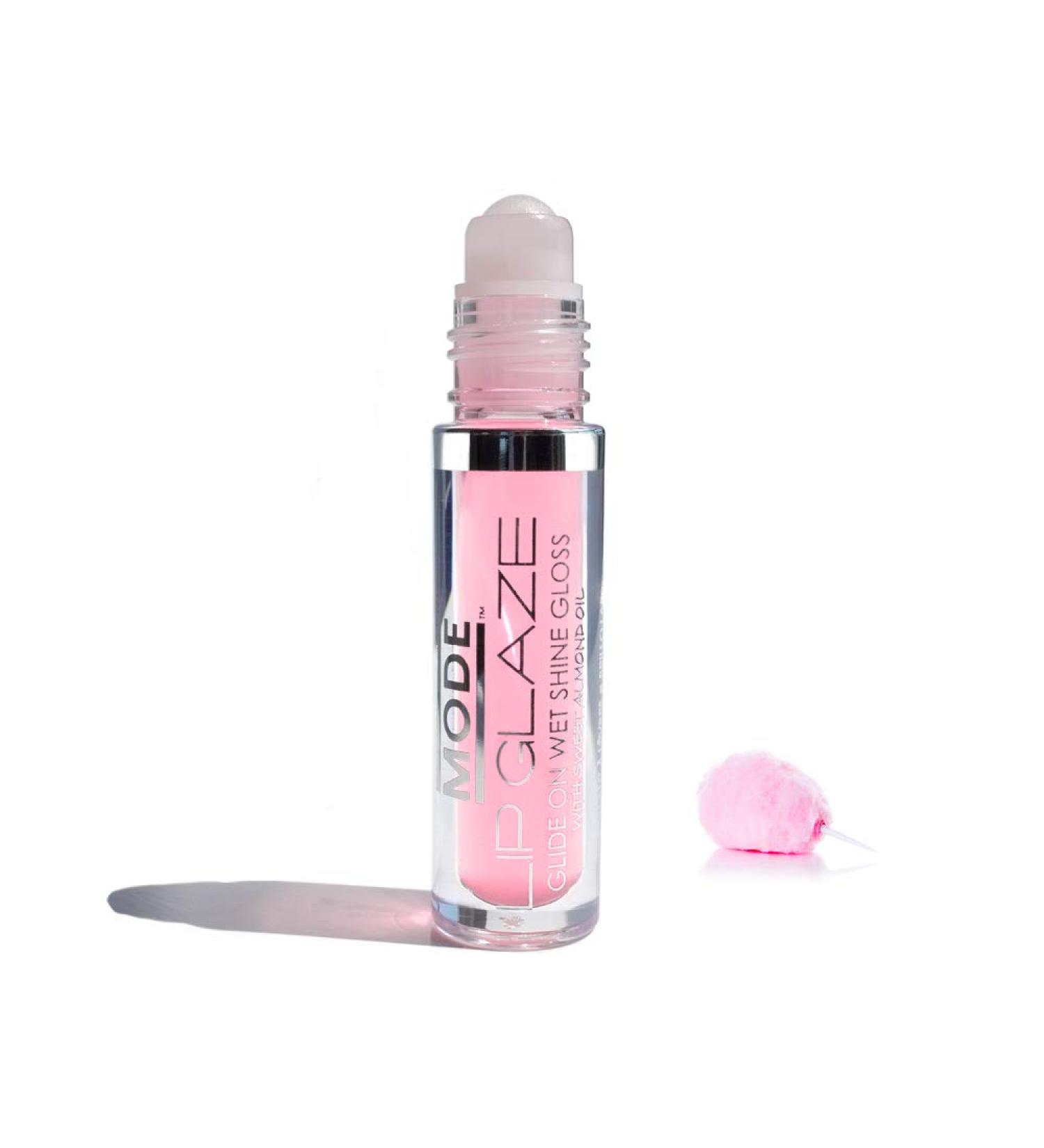 MODE Lip Glaze - Cotton Candy Flavored Lip Gloss Roll On | Hydrating Moisturizing | Sweet Almond, Areni Noir & Wild Rose | Vegan & Cruelty-Free | 4ml - Buy Online on GoSupps.com