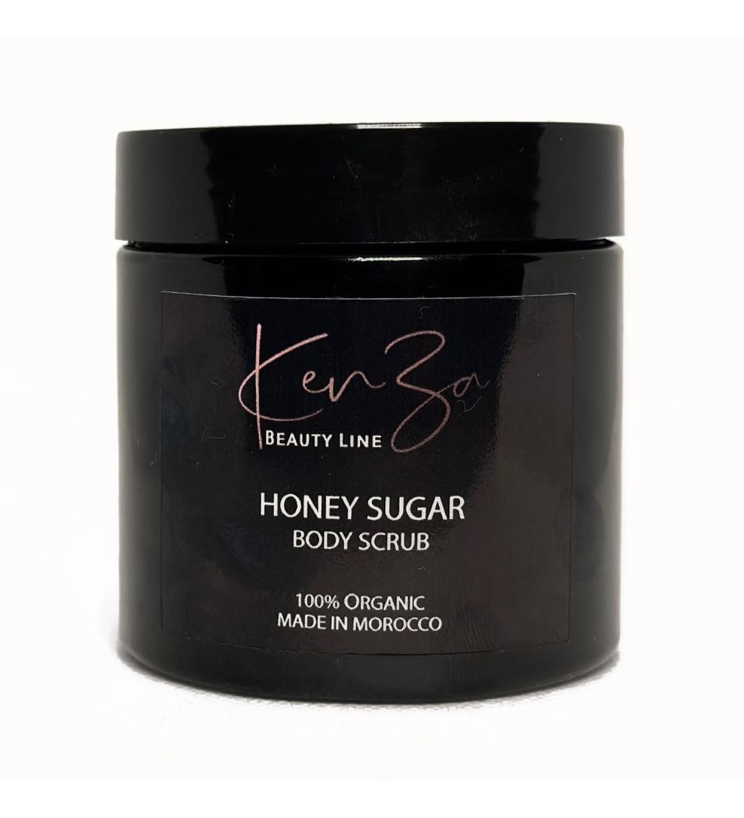 Brown Sugar Exfoliating Body Scrub with Honey & Moroccan Argan Oil - Smooth Soft Skin | Best Sugar Scrub for Body - Buy Online on GoSupps.com