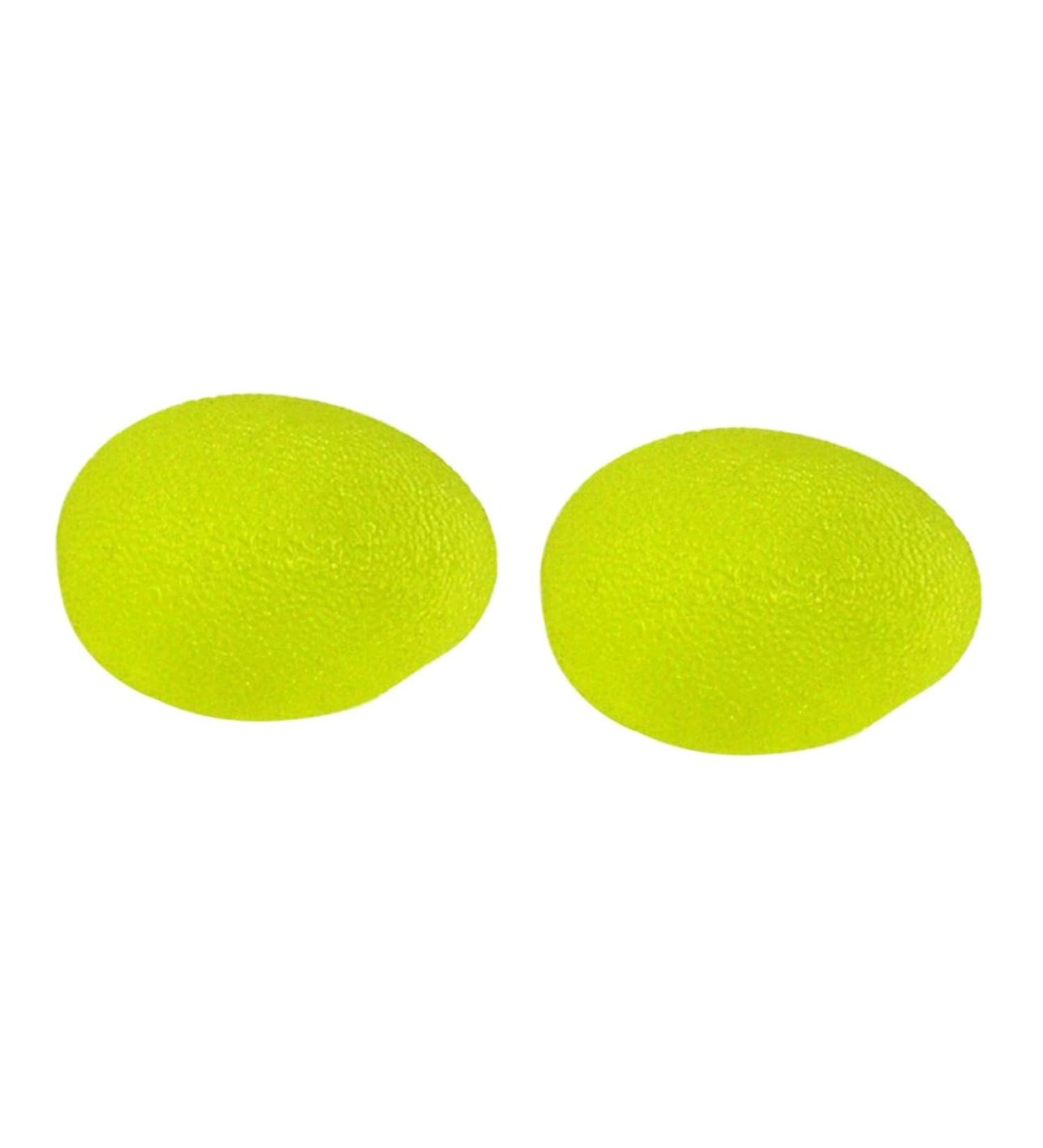 Healeved 2pcs Hand Grip Balls - Stress Relief Finger Exercise & Egg Shape Strengthener for All Ages - Buy Online on GoSupps.com