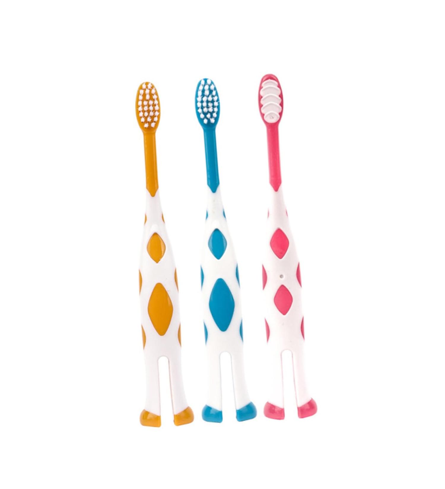 Healvian 6-Pack Kids Toothbrush Set | Travel-Friendly Oral Care for Children | Hygiene & Clean Teeth for Babies & Toddlers - Buy Online on GoSupps.com