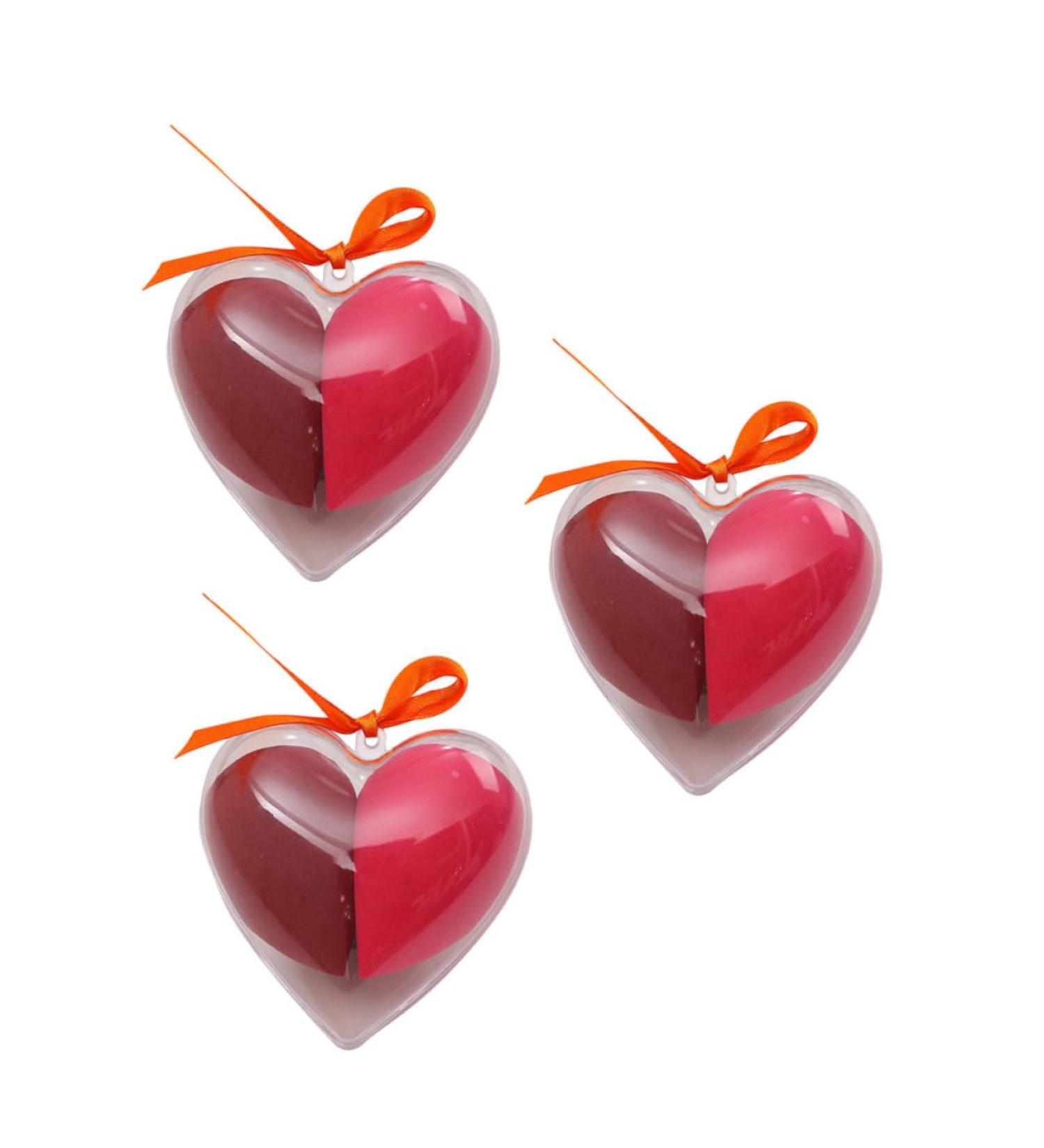 Healeved 3 Boxes Heart-shaped Makeup Sponge Cosmetic Puff Cosmetic Tool Cosmetic Sponge Foundation Blending Sponge Sofe Makeup Eggs Foundation Beauty Sponge Makeup Sponge Applicator 9x6cm As Shown - Buy Online on GoSupps.com