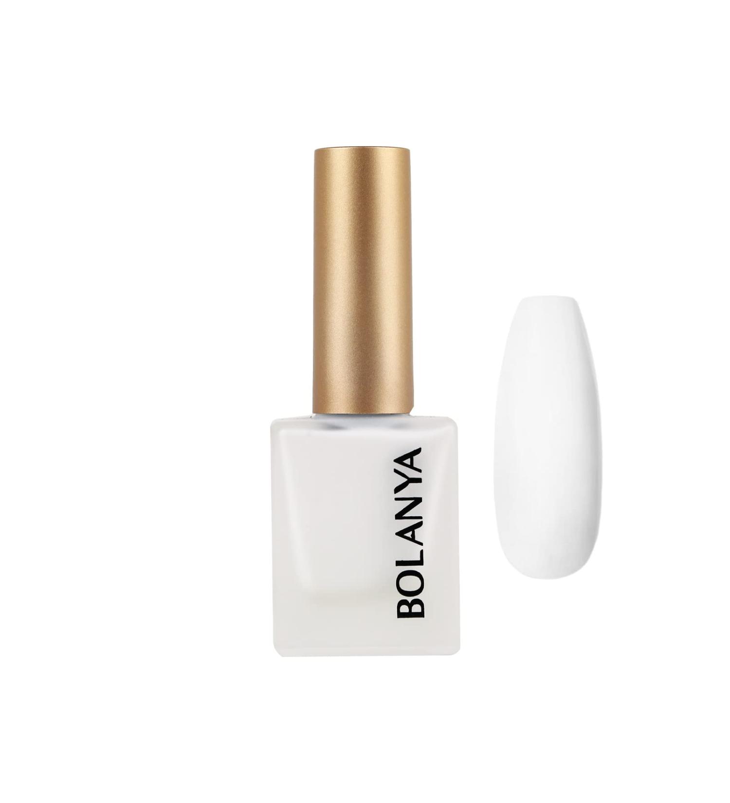 White Matt Nail Varnish: Quick Dry Non-Toxic Polish for Long-Lasting Manicures - Ideal for Women, Teens, and Girls - Buy Online on GoSupps.com