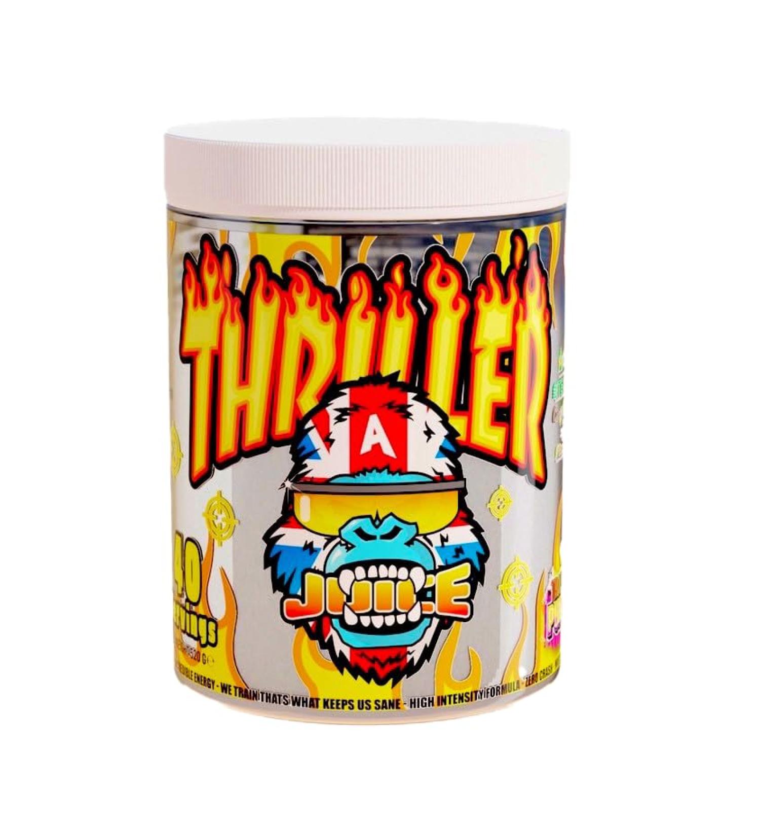 Gorilla Alpha Gorillalpha Thriller Juice Sherbert Slushy Orange Lemonade - 520g