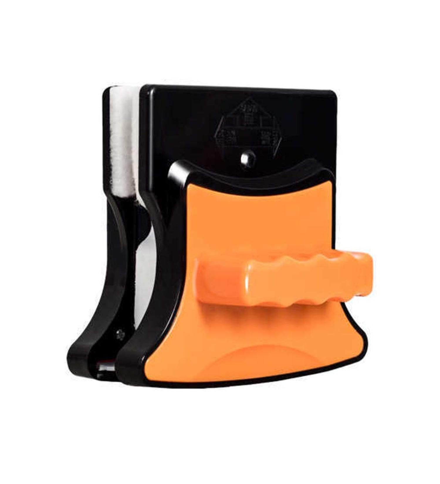 Double-Sided Magnetic Glass Wiper Cleaner for Double Glazing Magnetic Window Cleaning Wiper Glass Cleaning Tool Brush Uses Windows Fish Tanks Skylights Patio Doors Bedroom Windows Orange - Buy Online on GoSupps.com