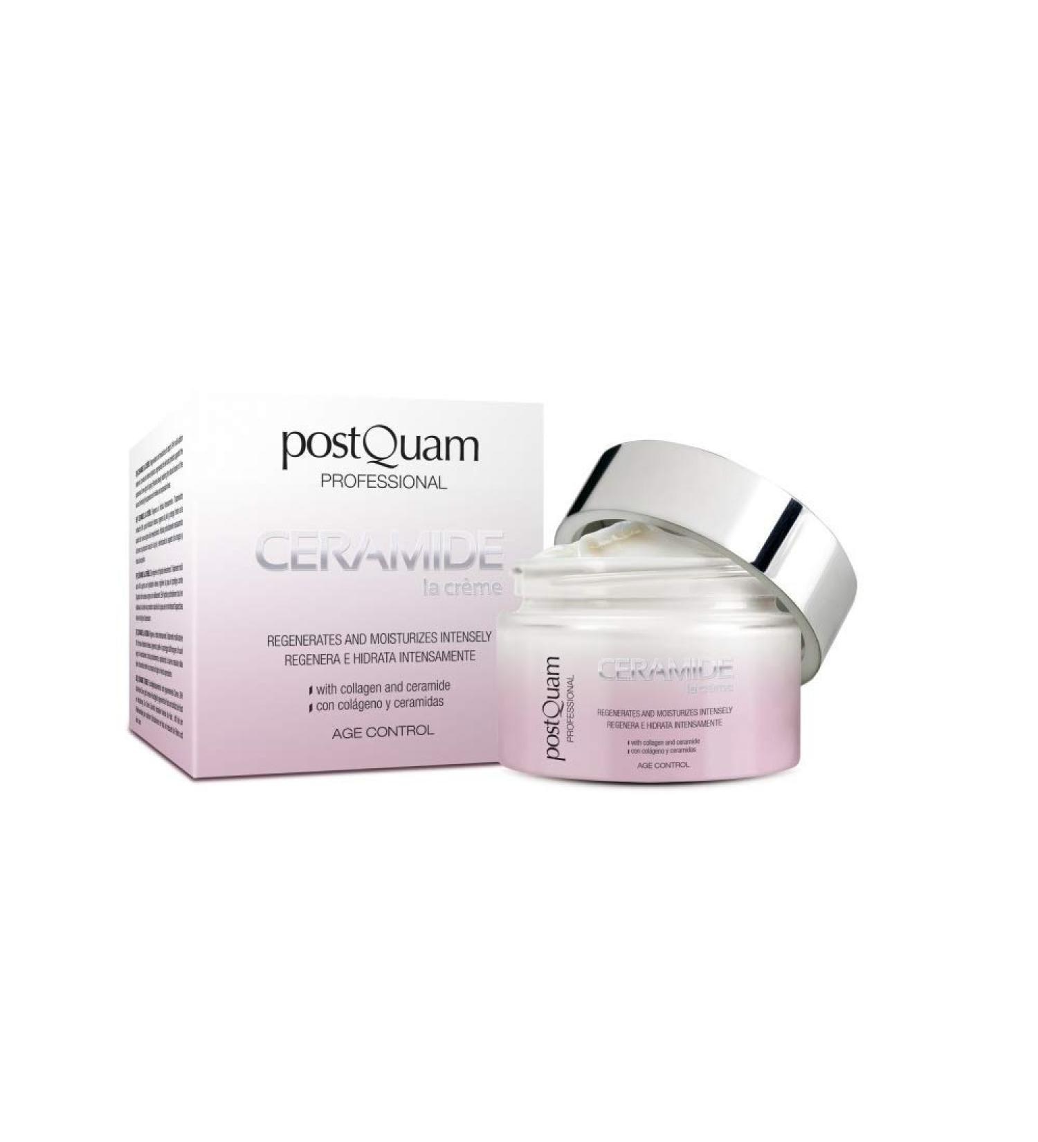 POSTQUAM Professional Ceramide Cream with Collagen 50ml - Moisturizing Day Cream for All Skin Types | Renew Your Skin's Natural Barrier - Shop Internationally - Buy Online on GoSupps.com