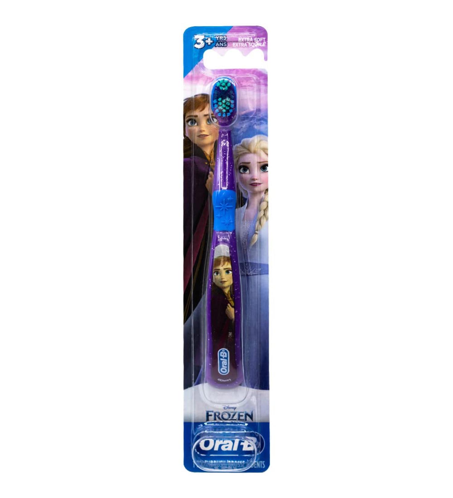 Oral-B Disney Frozen Kids Toothbrush - Extra Soft Bristles - 1 Count - Buy Online on GoSupps.com