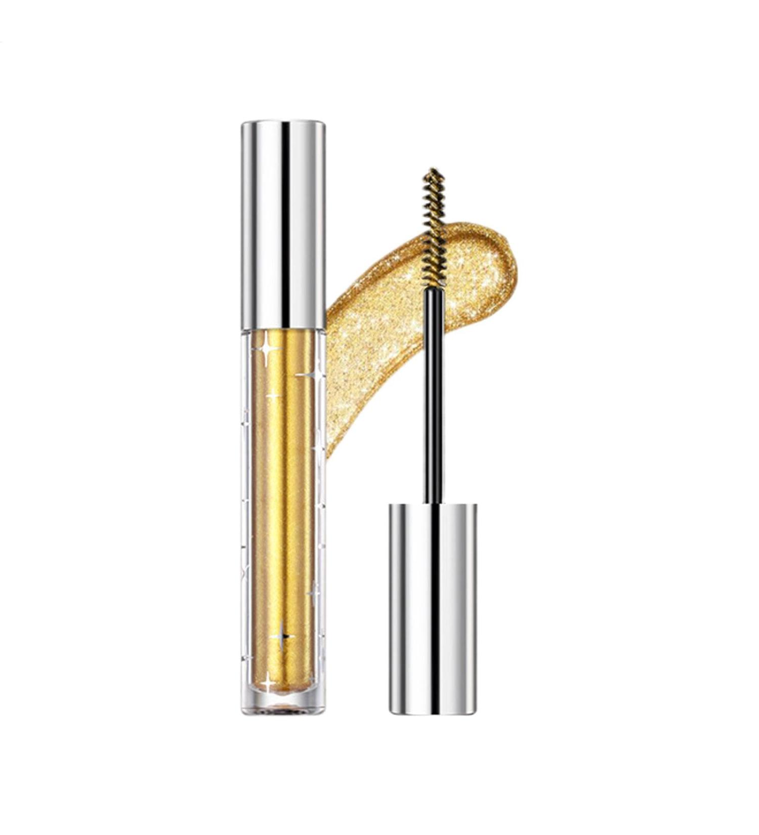 Mascara paillet pour femme mascara scintillant Mascara allongeant les cils sans taches - Maquillage pour les yeux scintillant longue dur e s chage rapide et pigment pour le maquillage de f te 2# - Buy Online on GoSupps.com