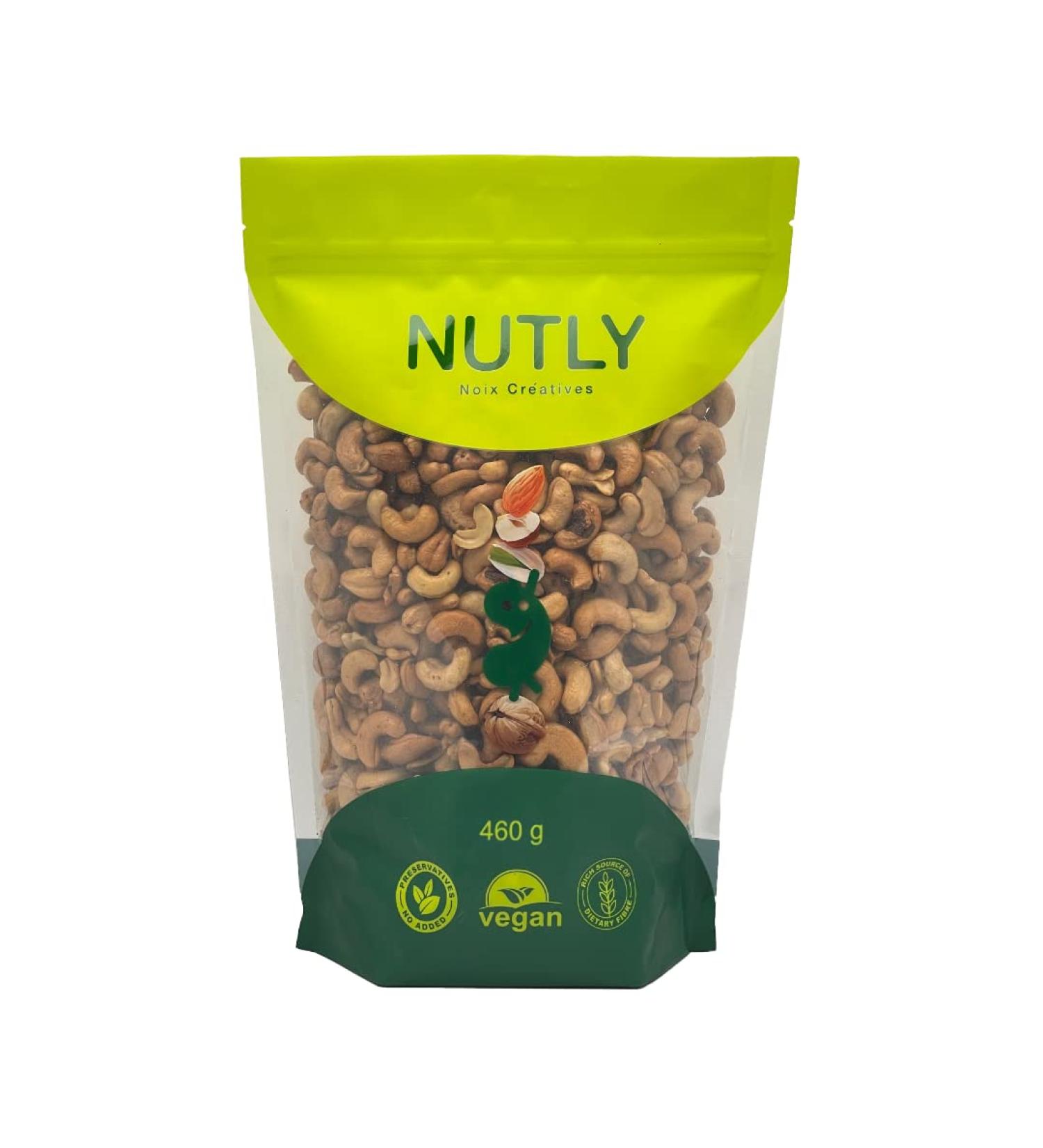 Cashews Roasted unsalted NUTLY (460) 460.0 grams - Buy Online on GoSupps.com
