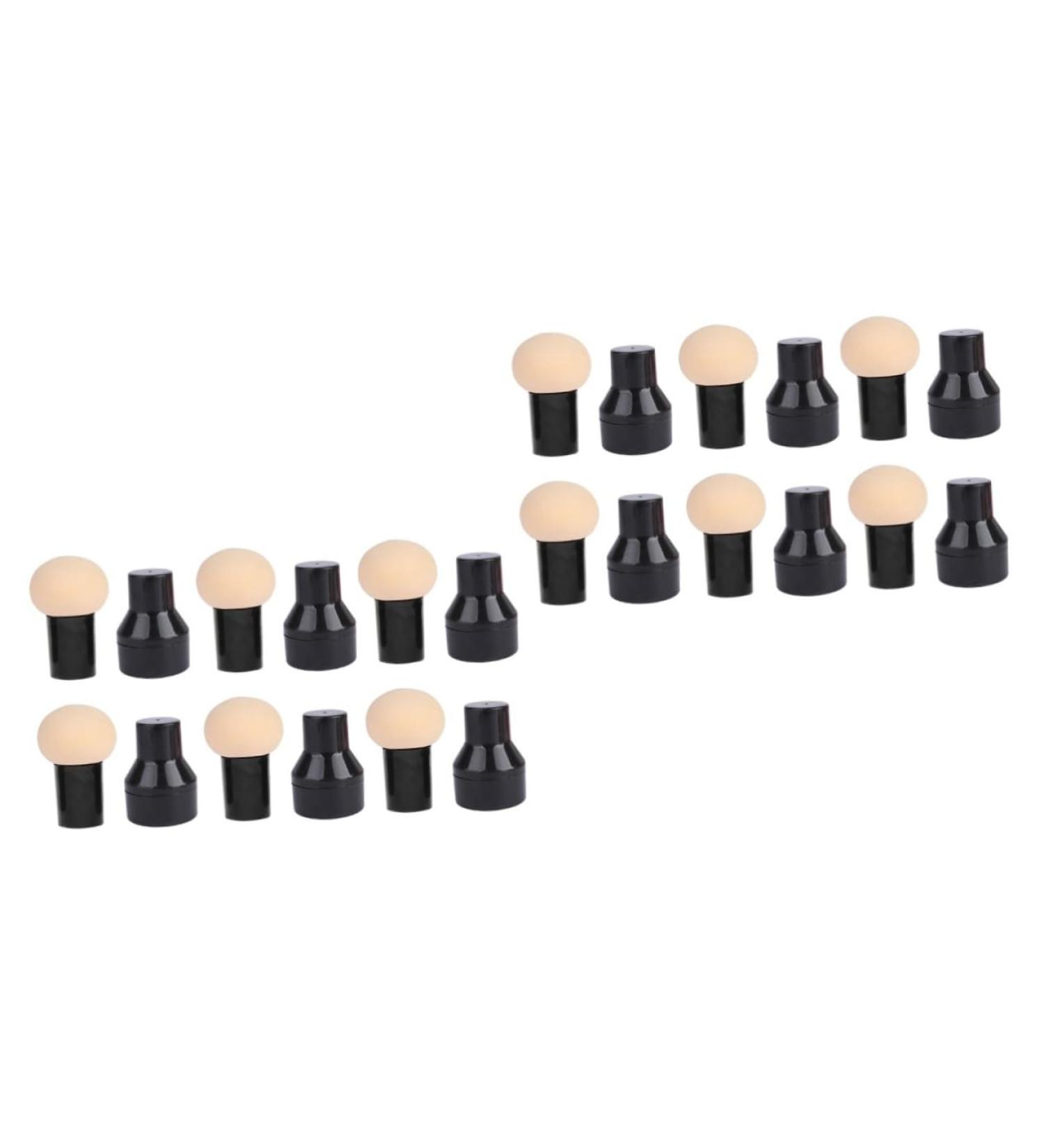 FRCOLOR 12 Pcs Mushroom Head Makeup Tools | Hydrophilic Polyurethane Fluffy Puffs for Women - Best International Shipping - Buy Online on GoSupps.com